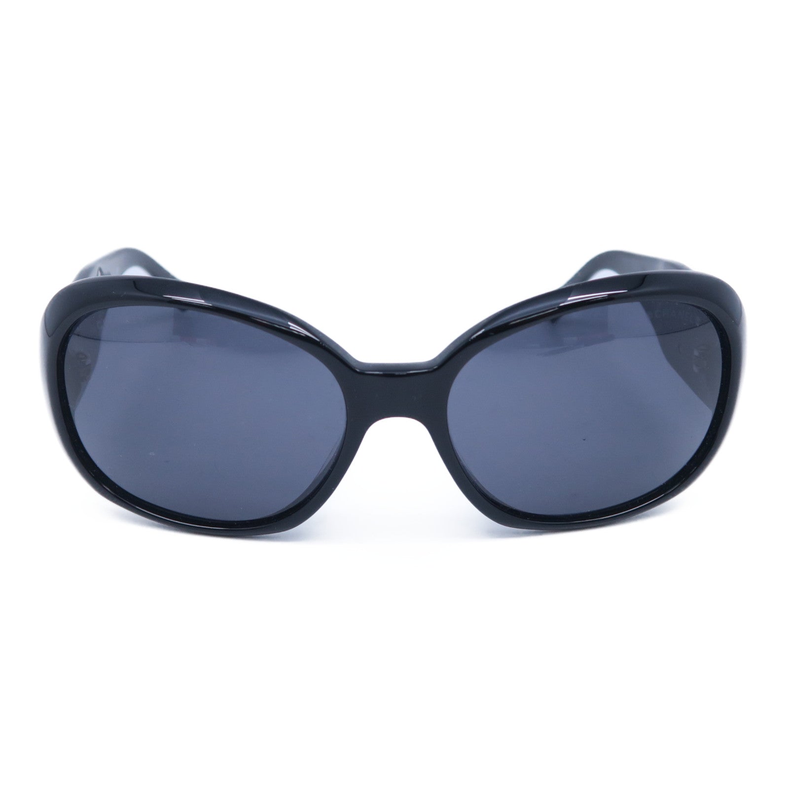CHANEL PVC Sunglasses太陽眼鏡黑色/白色