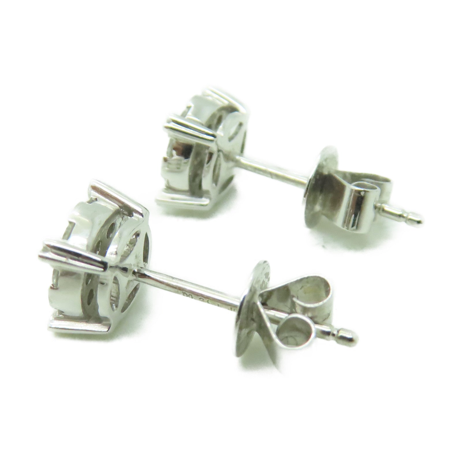 JEWELRY 18K白金Diamond Earrings 0.24ct/0.24ct鑽石耳環