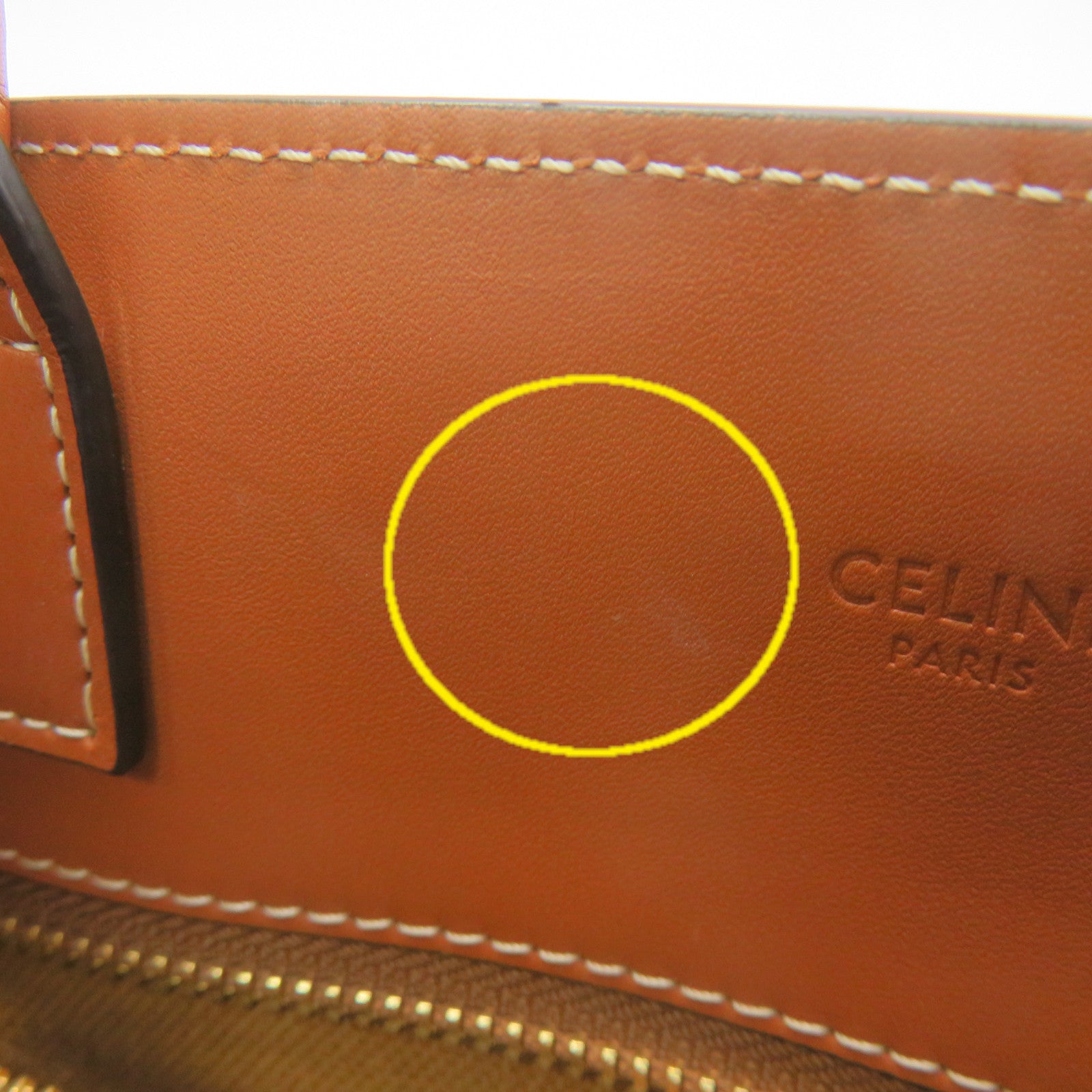 CELINE 帆布/牛皮皮革2Way Shoulder Bag手挽肩背兩用袋啡色
