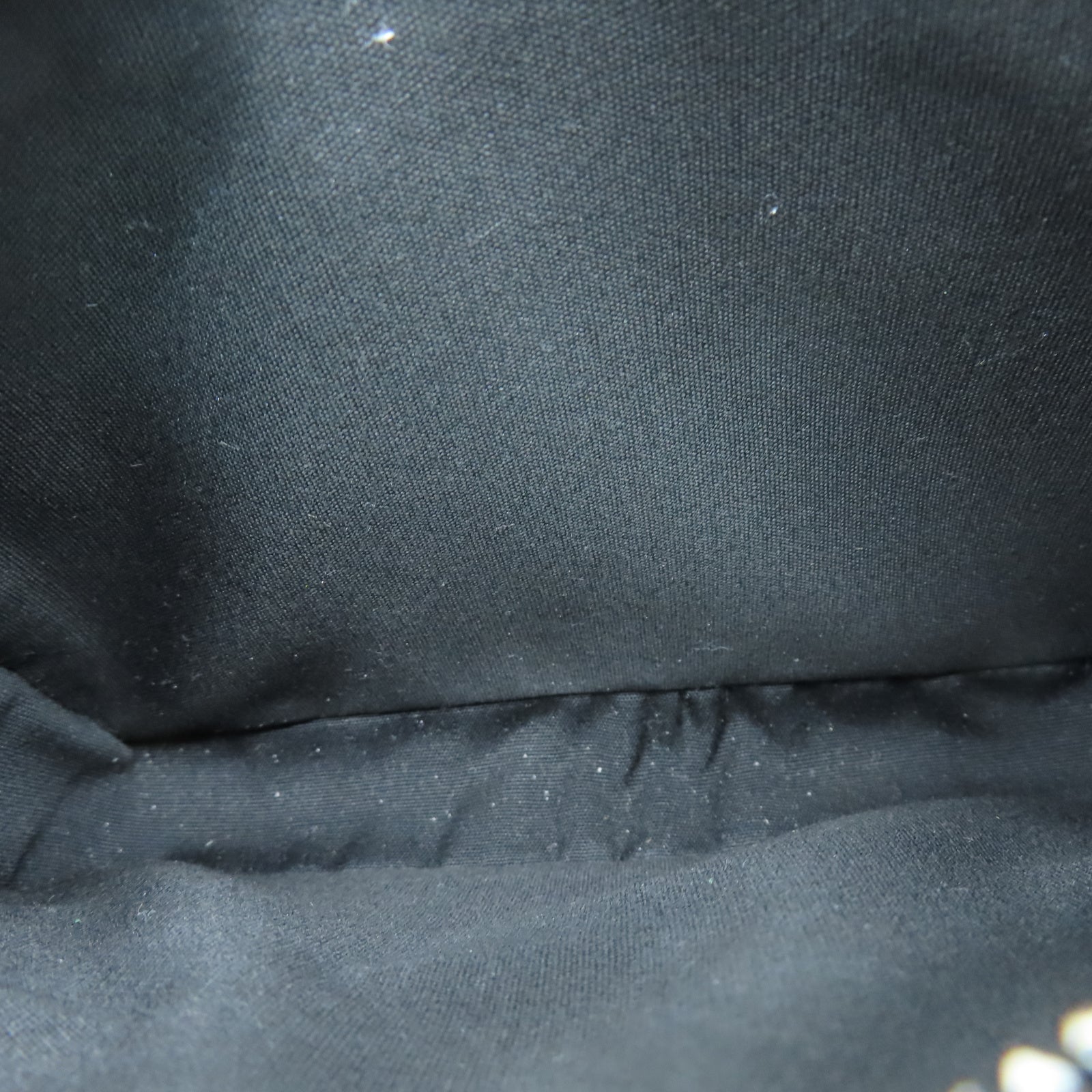Dior 帆布Pouch With Strap銀扣肩背袋黑色/棕色