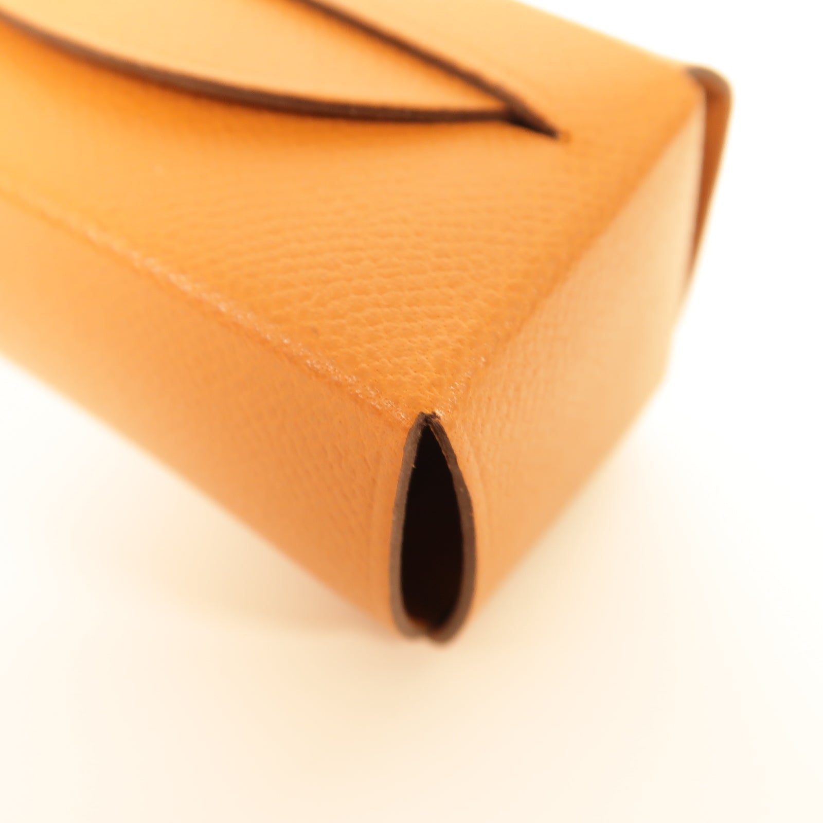 HERMES Epsom皮革Lipsick Box唇膏盒Gold經典駝色