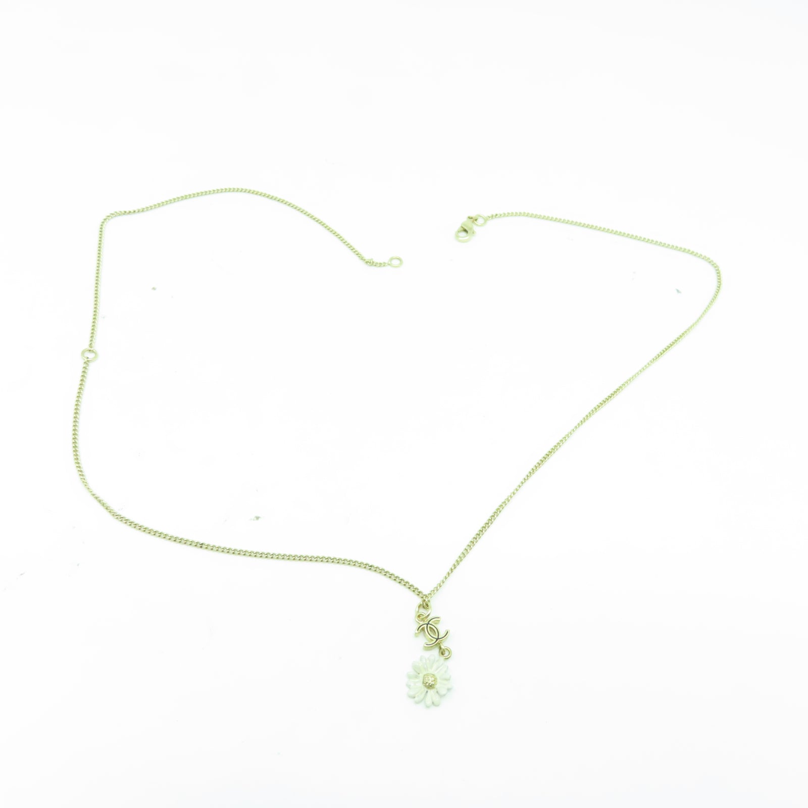 CHANEL 金屬Necklace項鍊金色