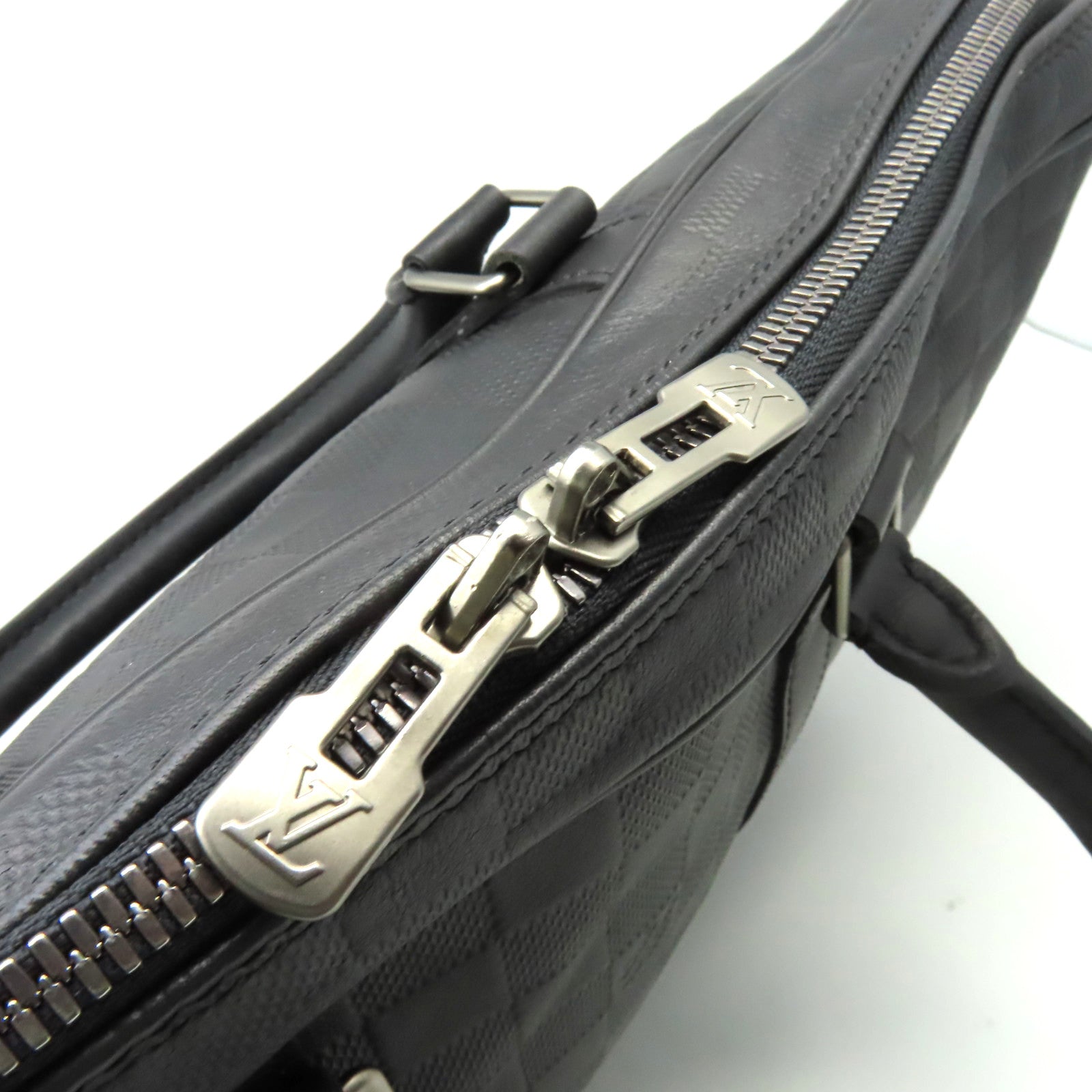 LOUIS VUITTON Damier Infini Porte-Documents Voyage Business Bag公事包黑色