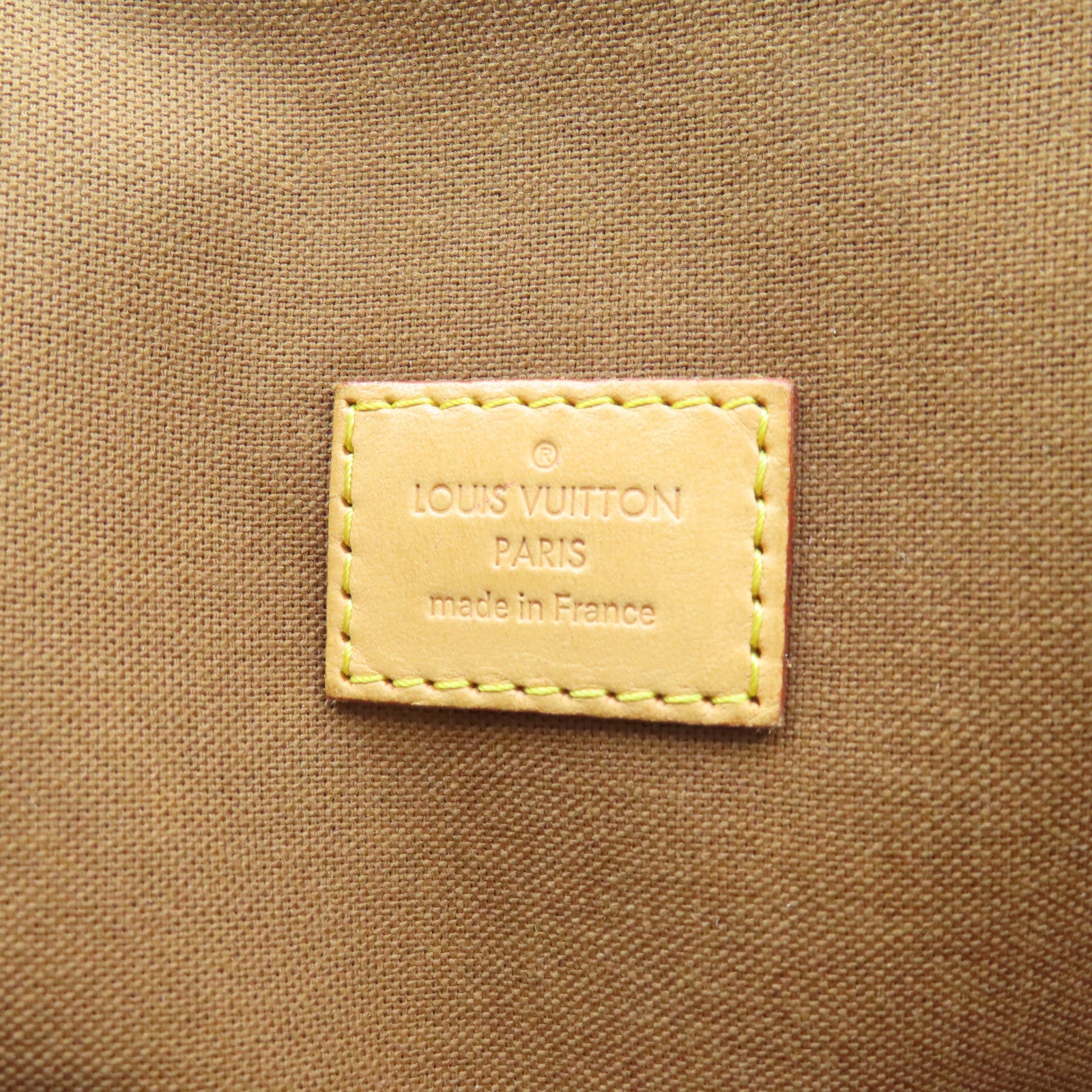 LOUIS VUITTON Monogram Beaubourg金扣手挽袋啡色
