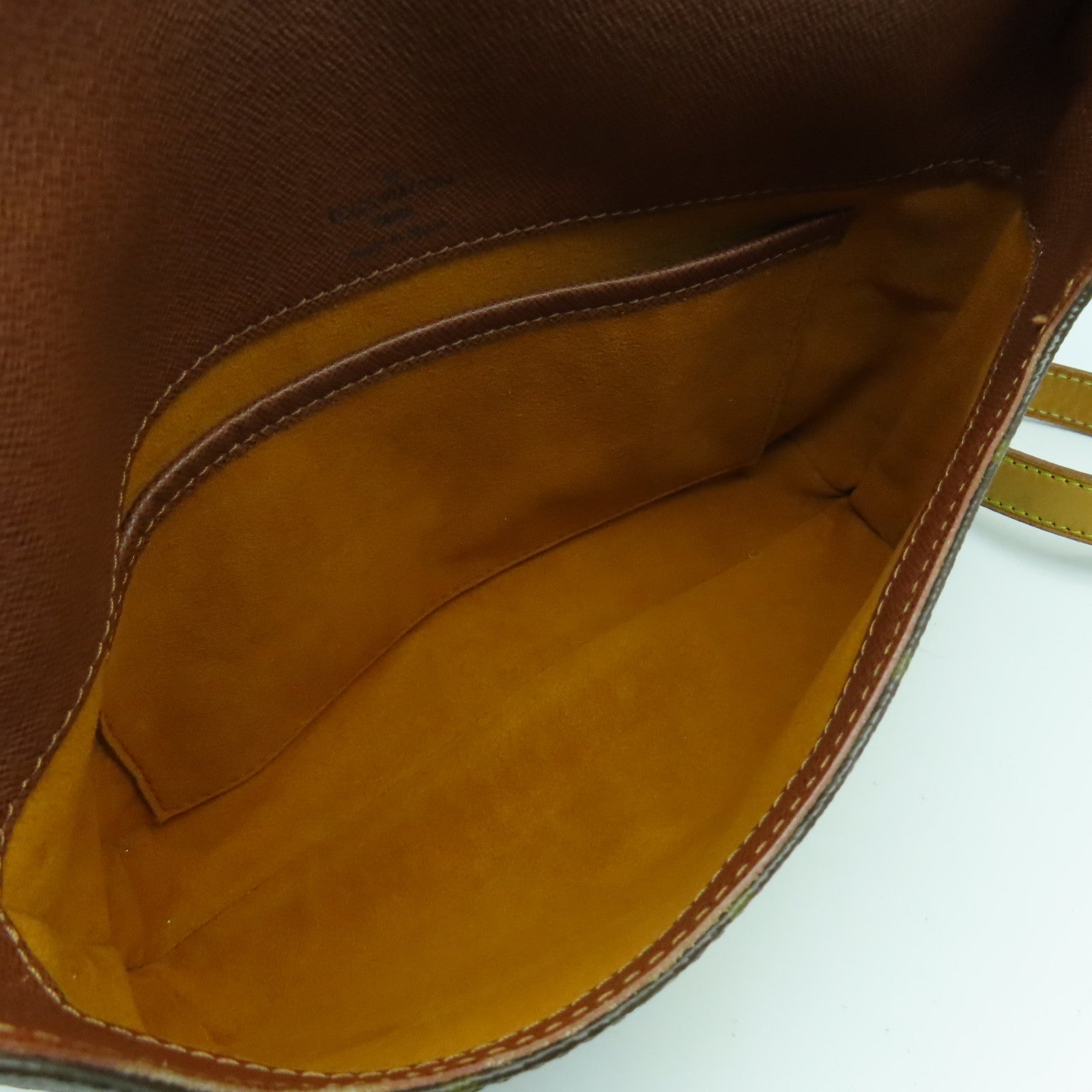 LOUIS VUITTON Monogram Musette Tango金扣肩背袋啡色