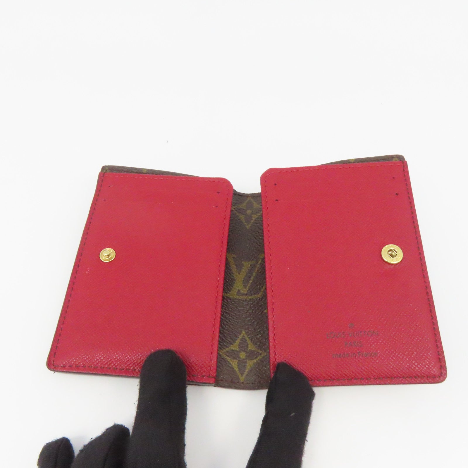 LOUIS VUITTON Monogram Marie Bifold金扣錢包啡色