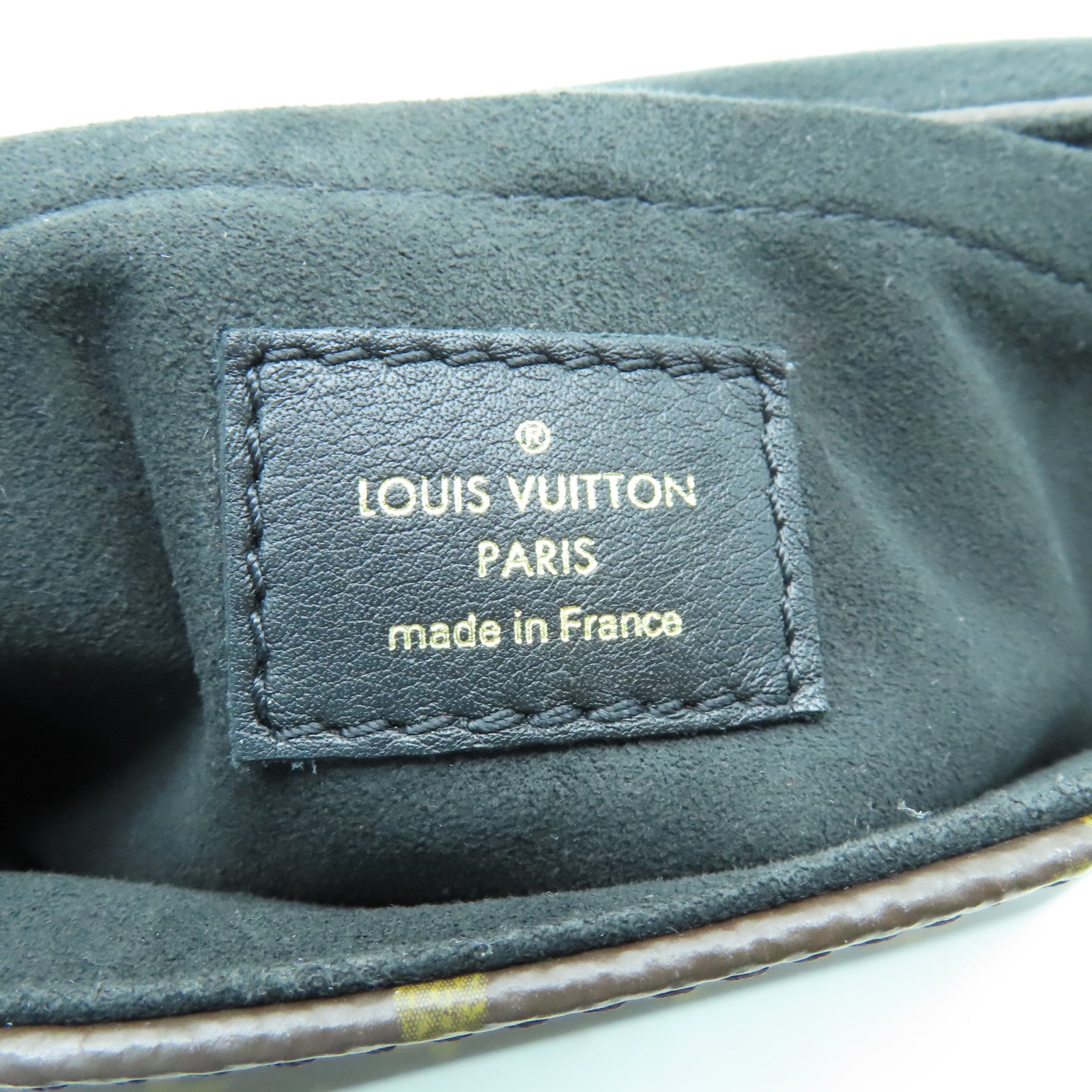 LOUIS VUITTON Monogram Locky BB金扣手挽肩背兩用袋黑色/棕色