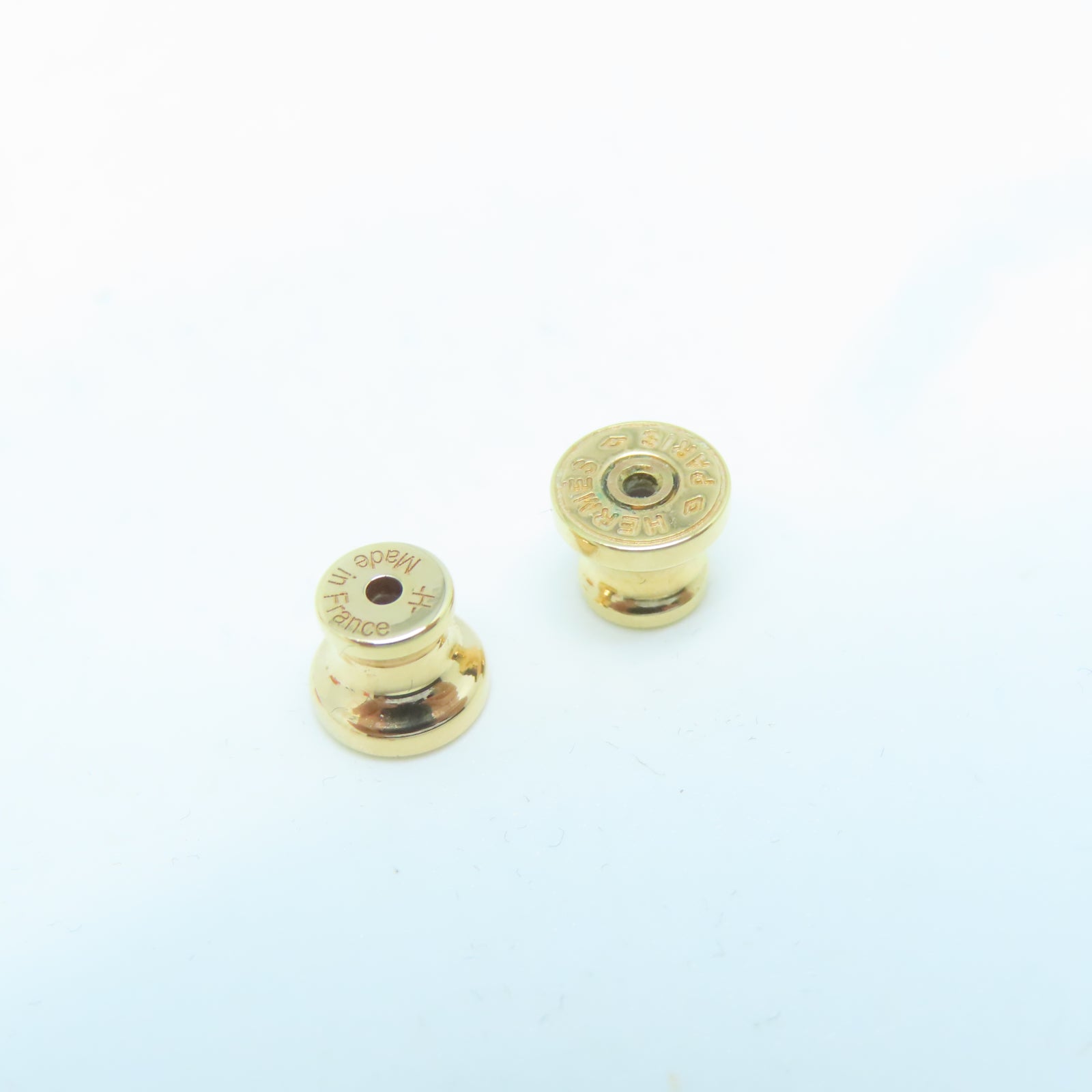 HERMES 金屬Pop H Earrings耳環灰色