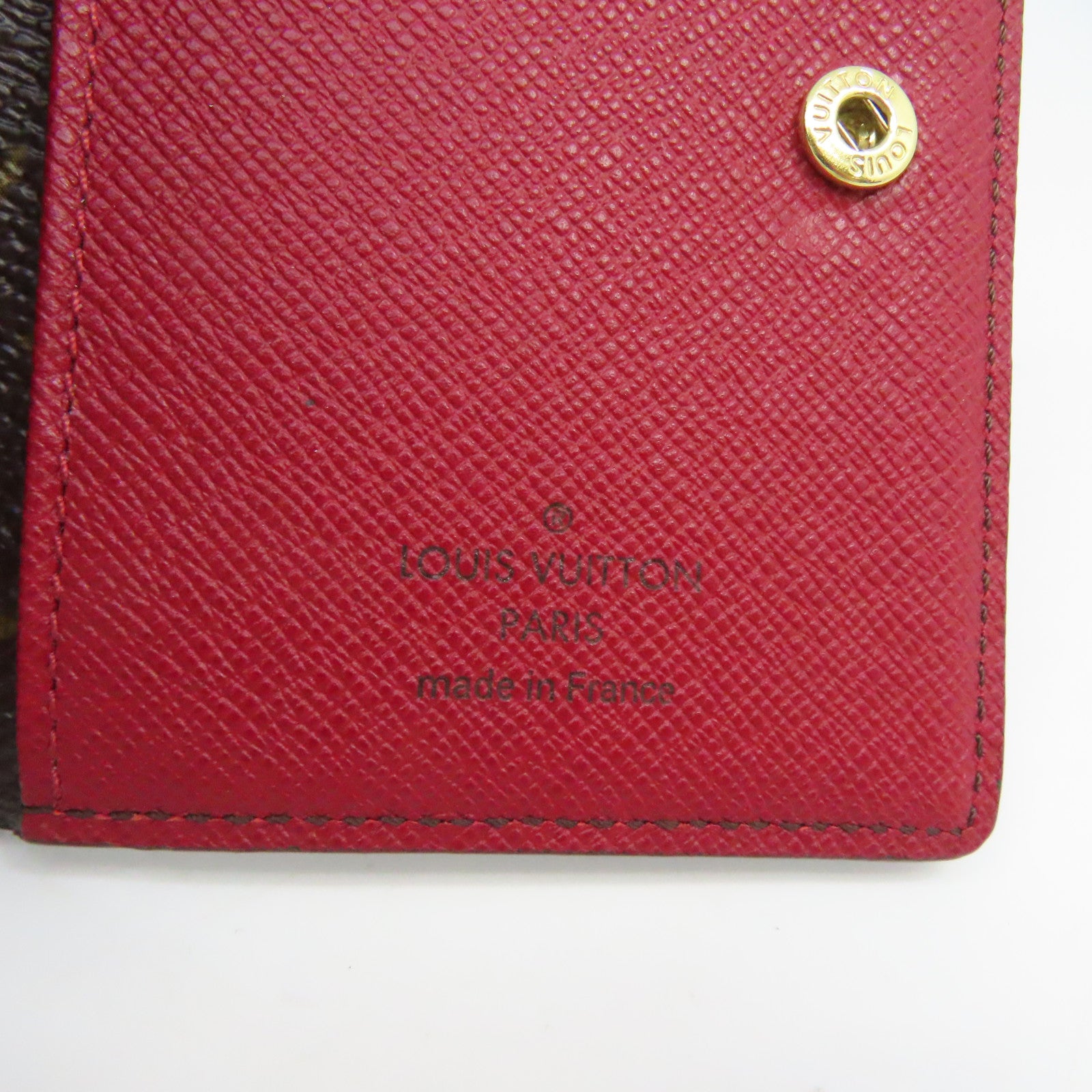 LOUIS VUITTON Monogram Marie Bifold金扣錢包啡色