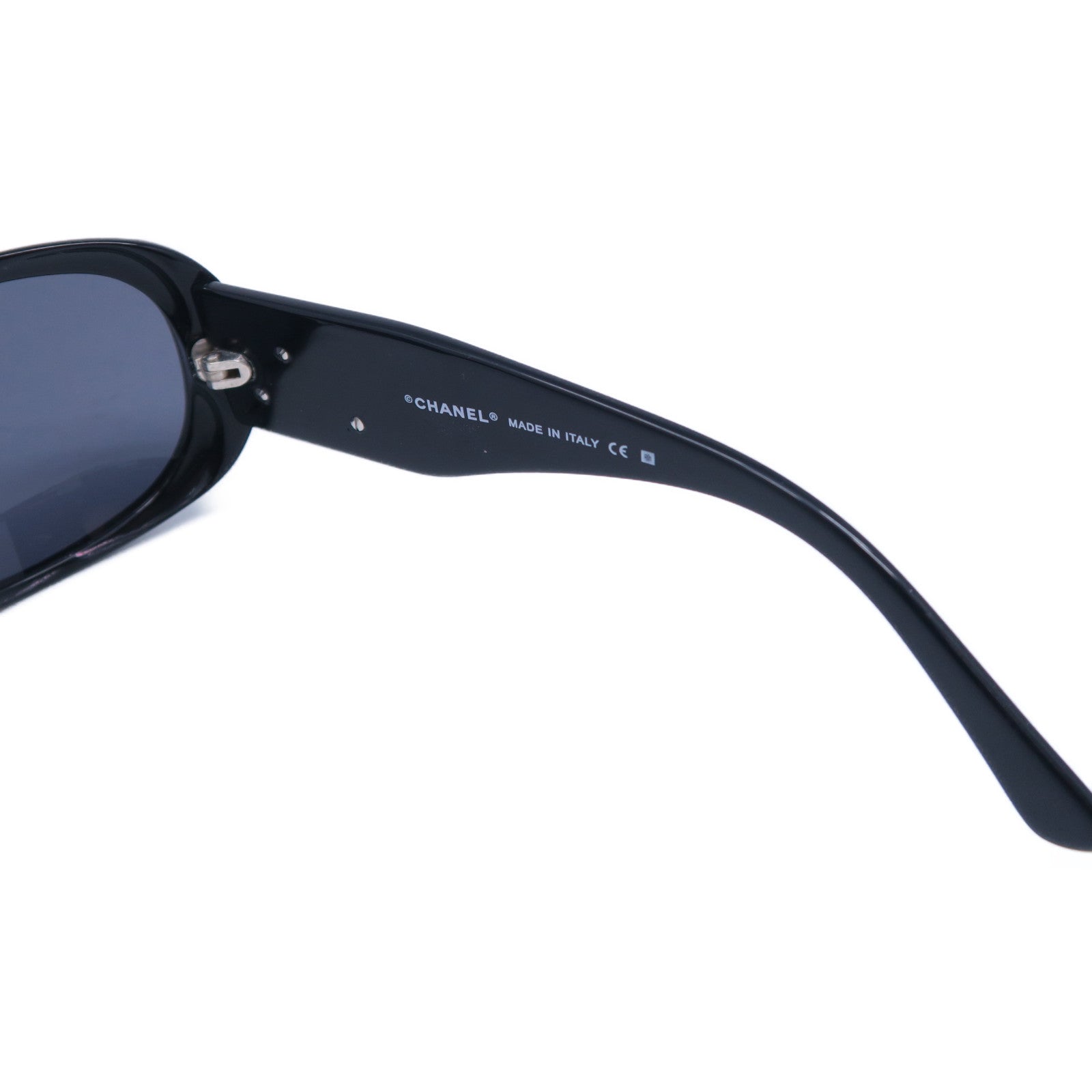 CHANEL PVC Sunglasses太陽眼鏡黑色/白色