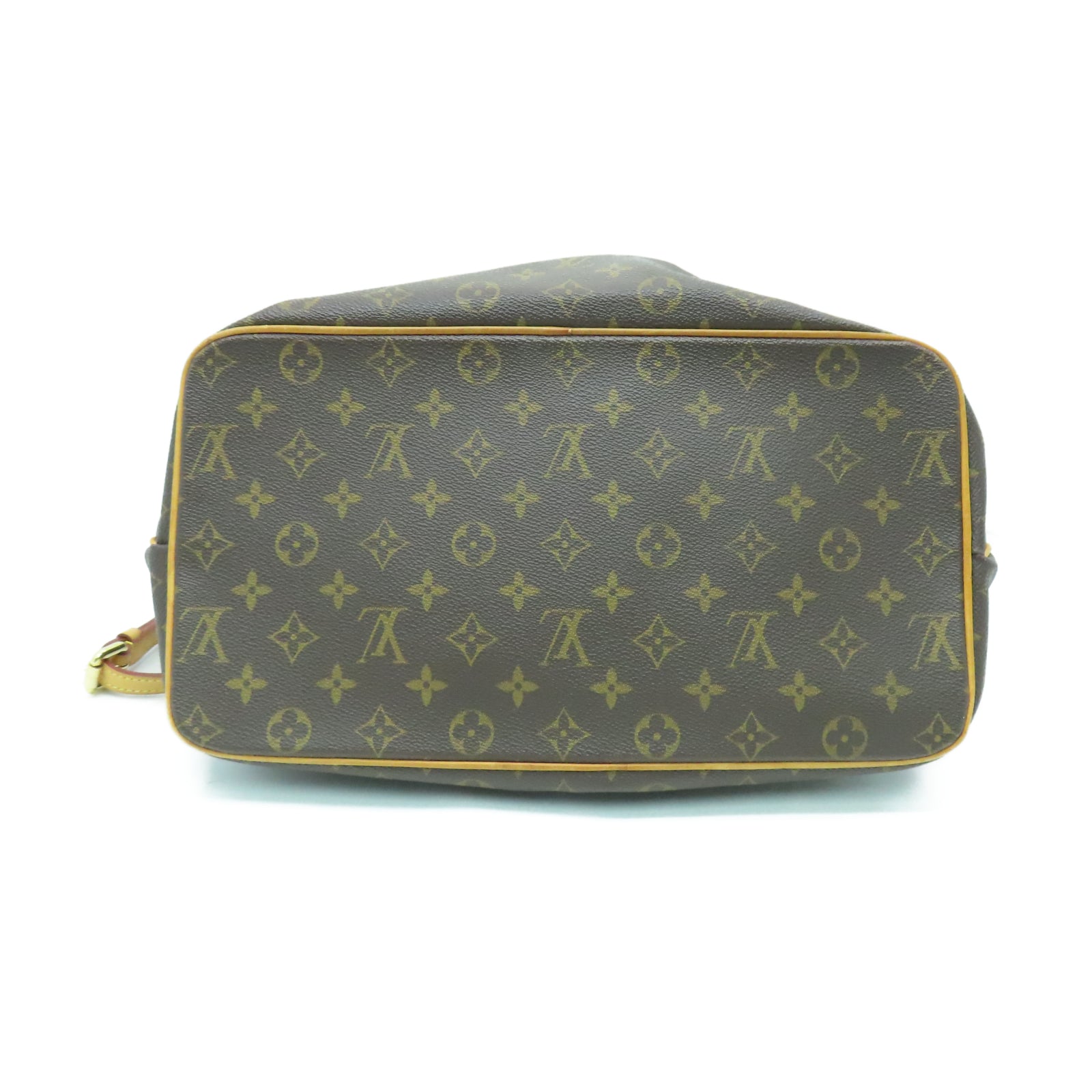 LOUIS VUITTON Monogram Palermo GM金扣手挽肩背兩用袋棕色