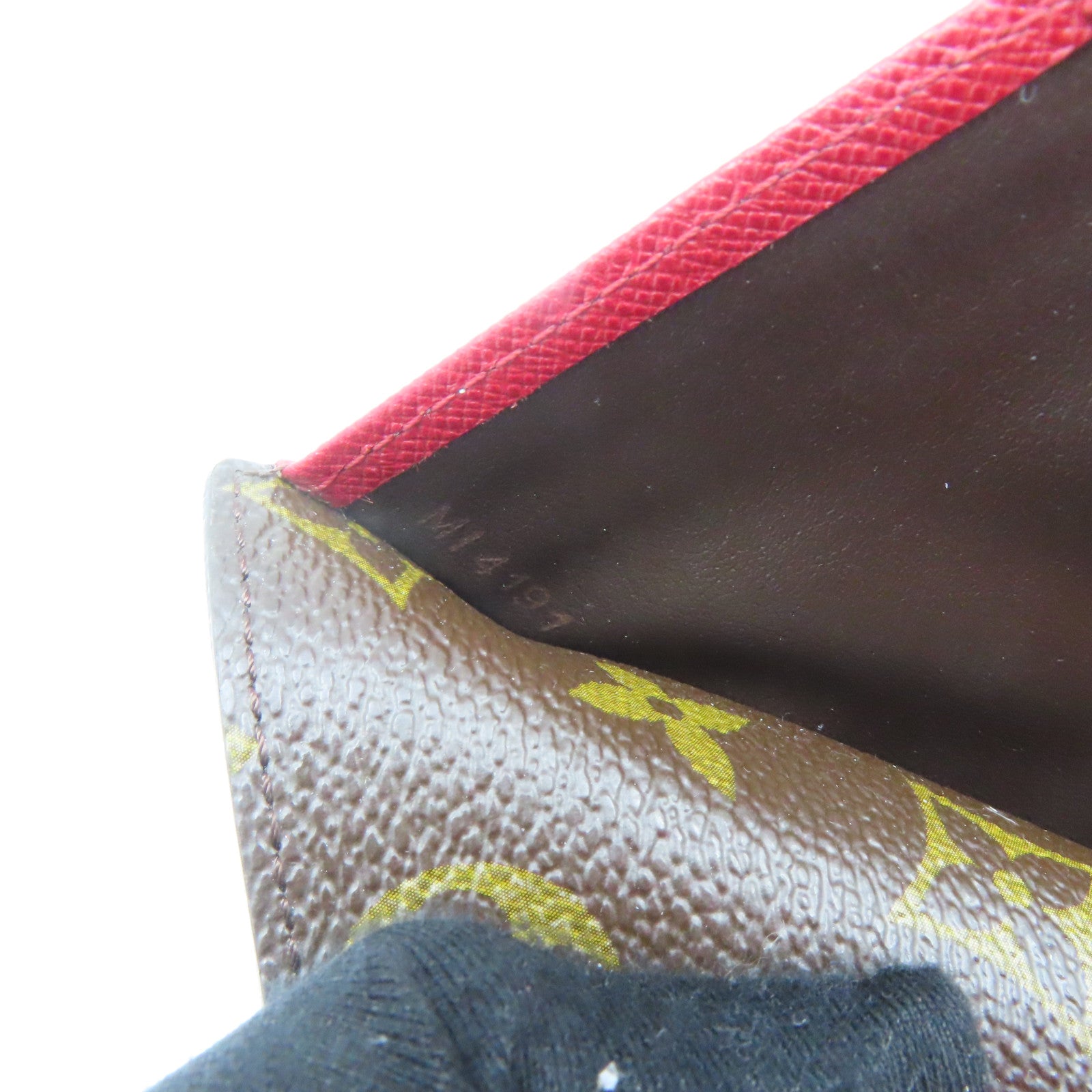 LOUIS VUITTON Monogram Marie Bifold金扣錢包啡色