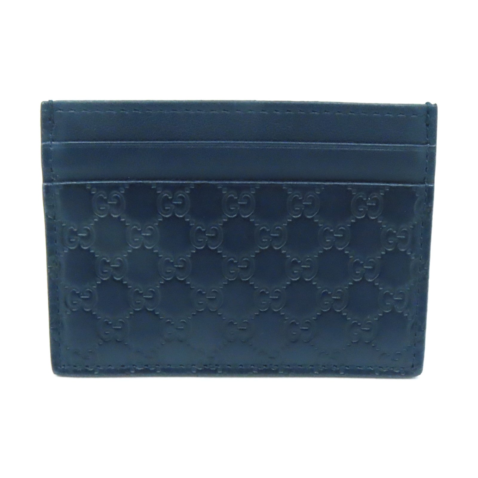 GUCCI 牛皮皮革Card Case卡片套深藍色