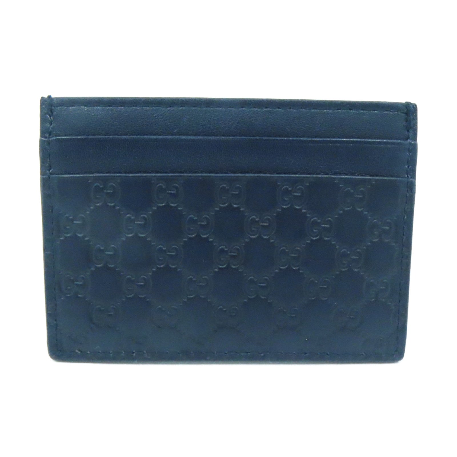 GUCCI 牛皮皮革Card Case卡片套深藍色