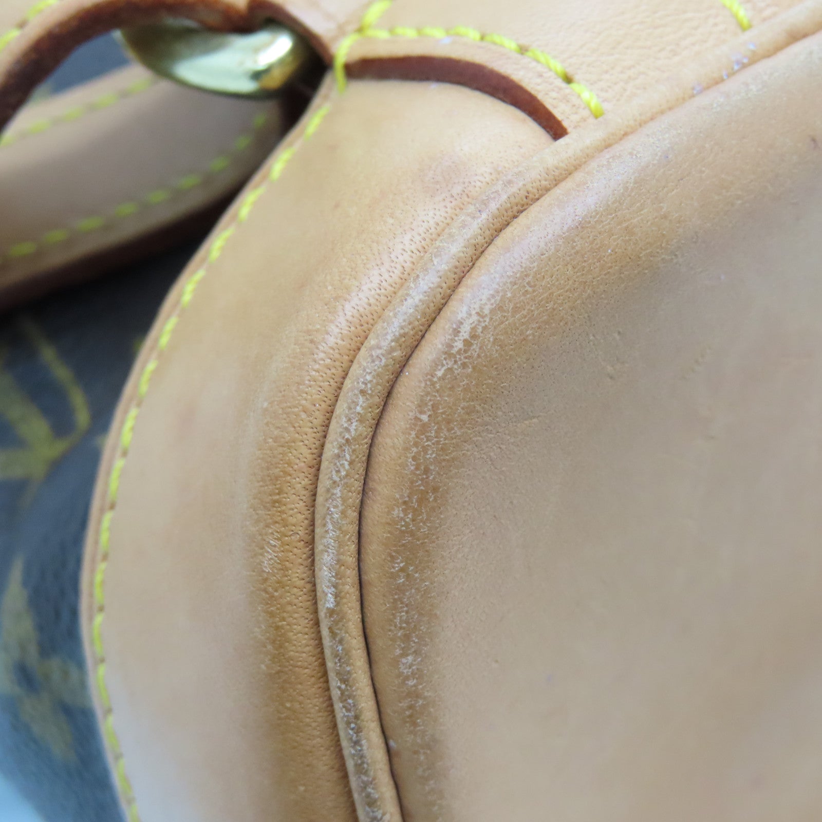 LOUIS VUITTON Monogram Montsouris GM金扣背包啡色