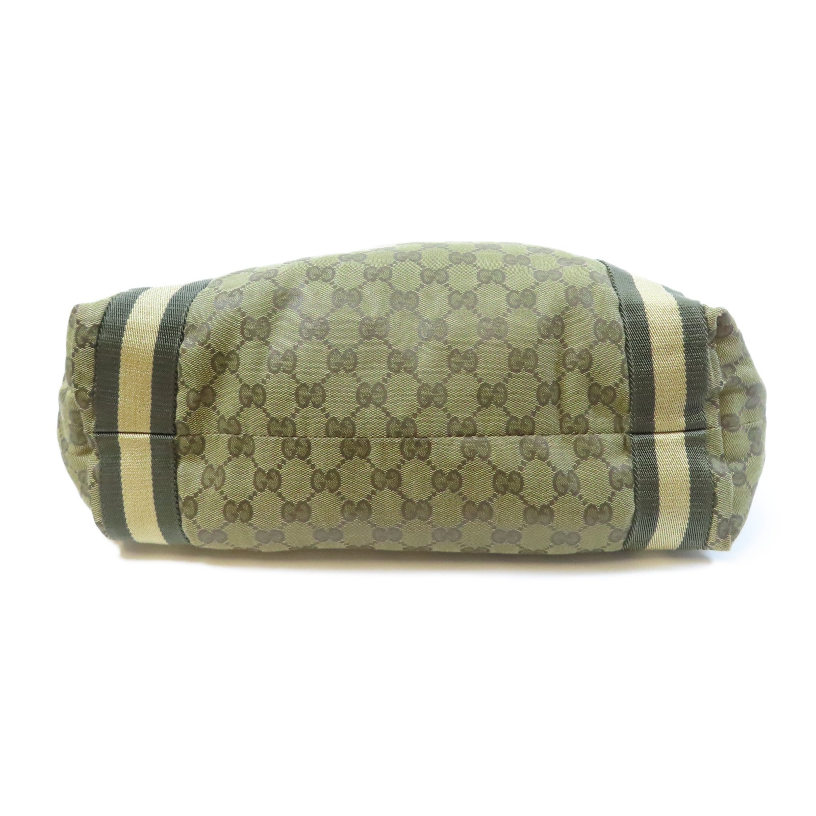 GUCCI 帆布Shoulder Bag肩背袋啡色/綠色