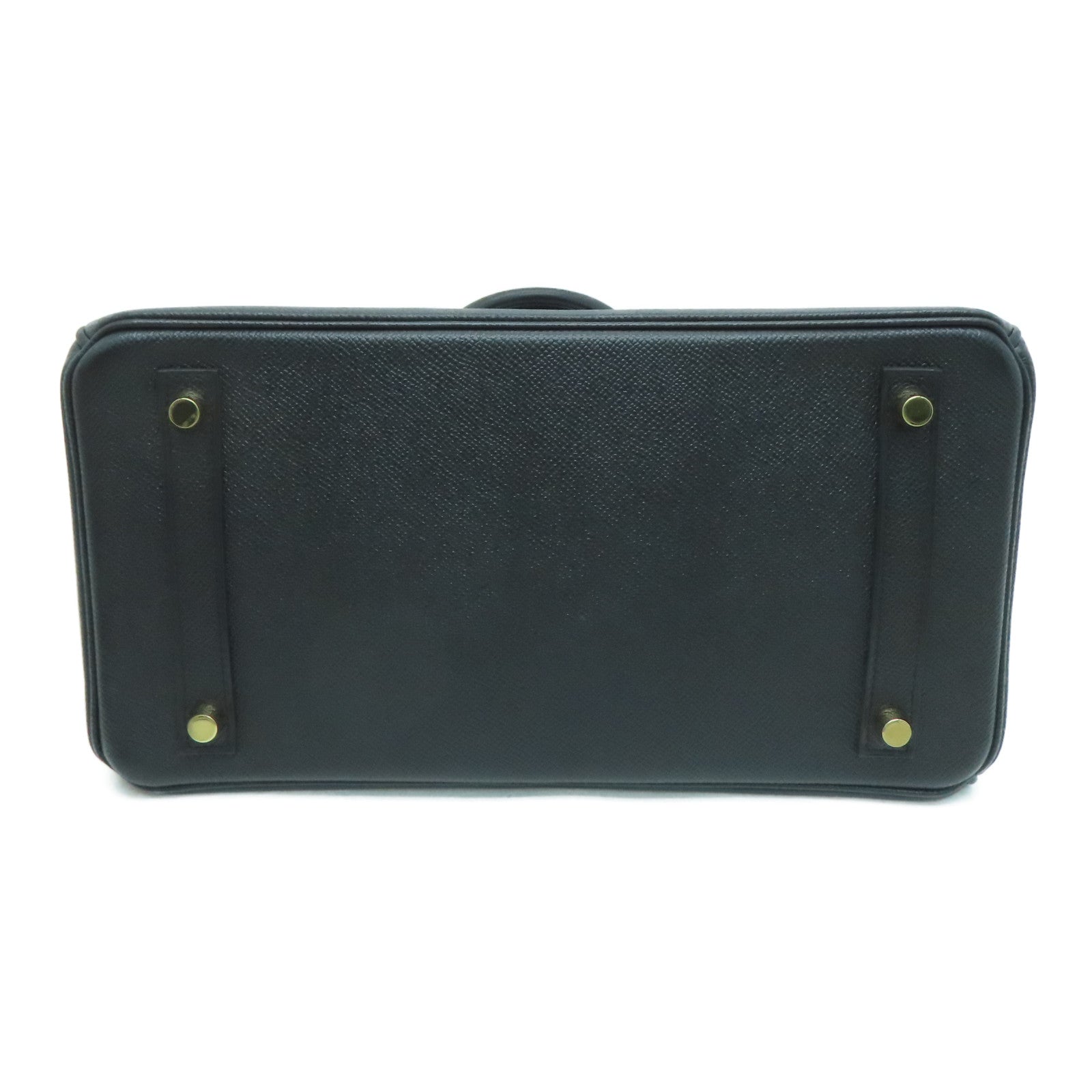 HERMES Epsom皮革Birkin 30金扣手挽袋Noir/黑色