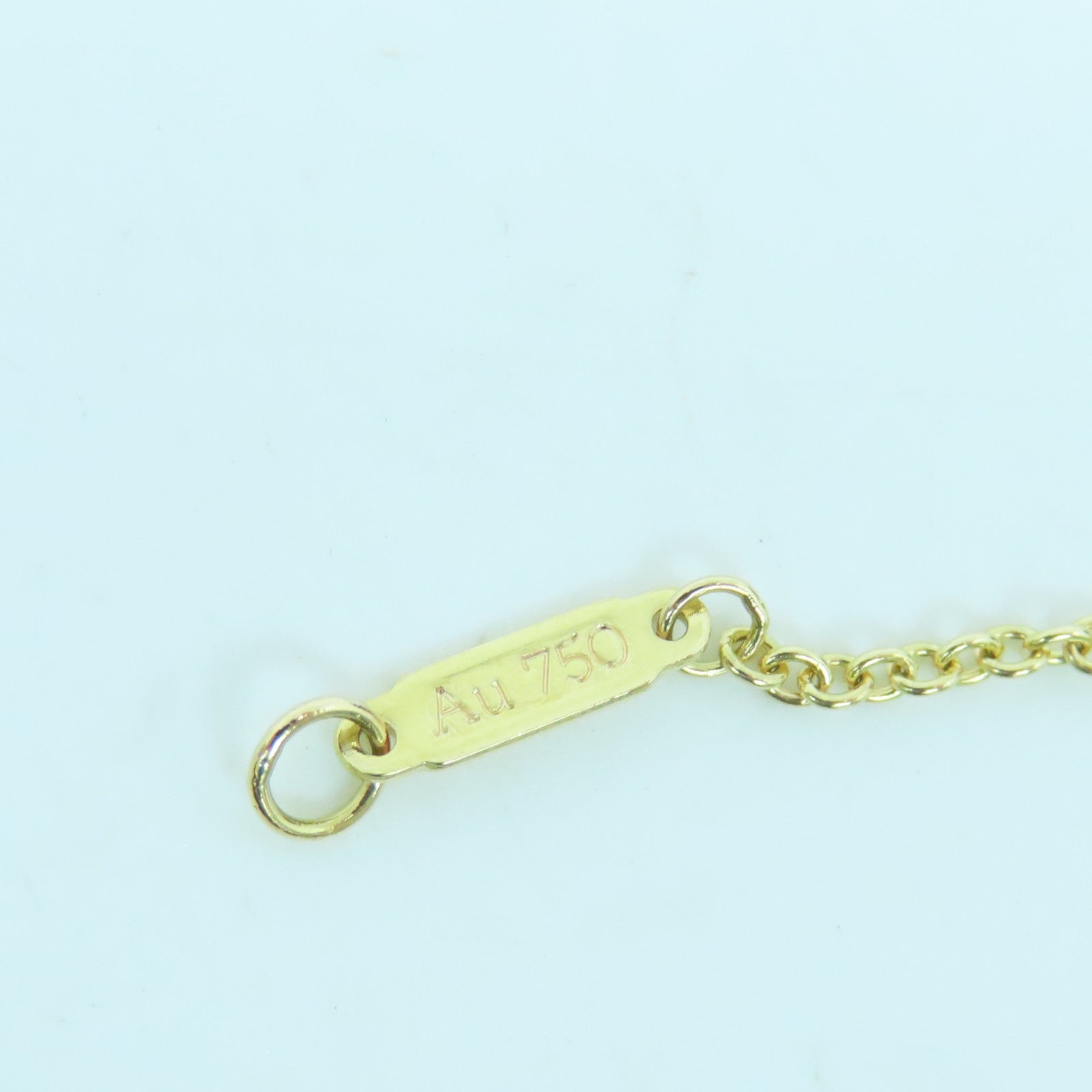 TIFFANY＆CO 【激減優惠】18K黃金T Double Chain金扣手鏈