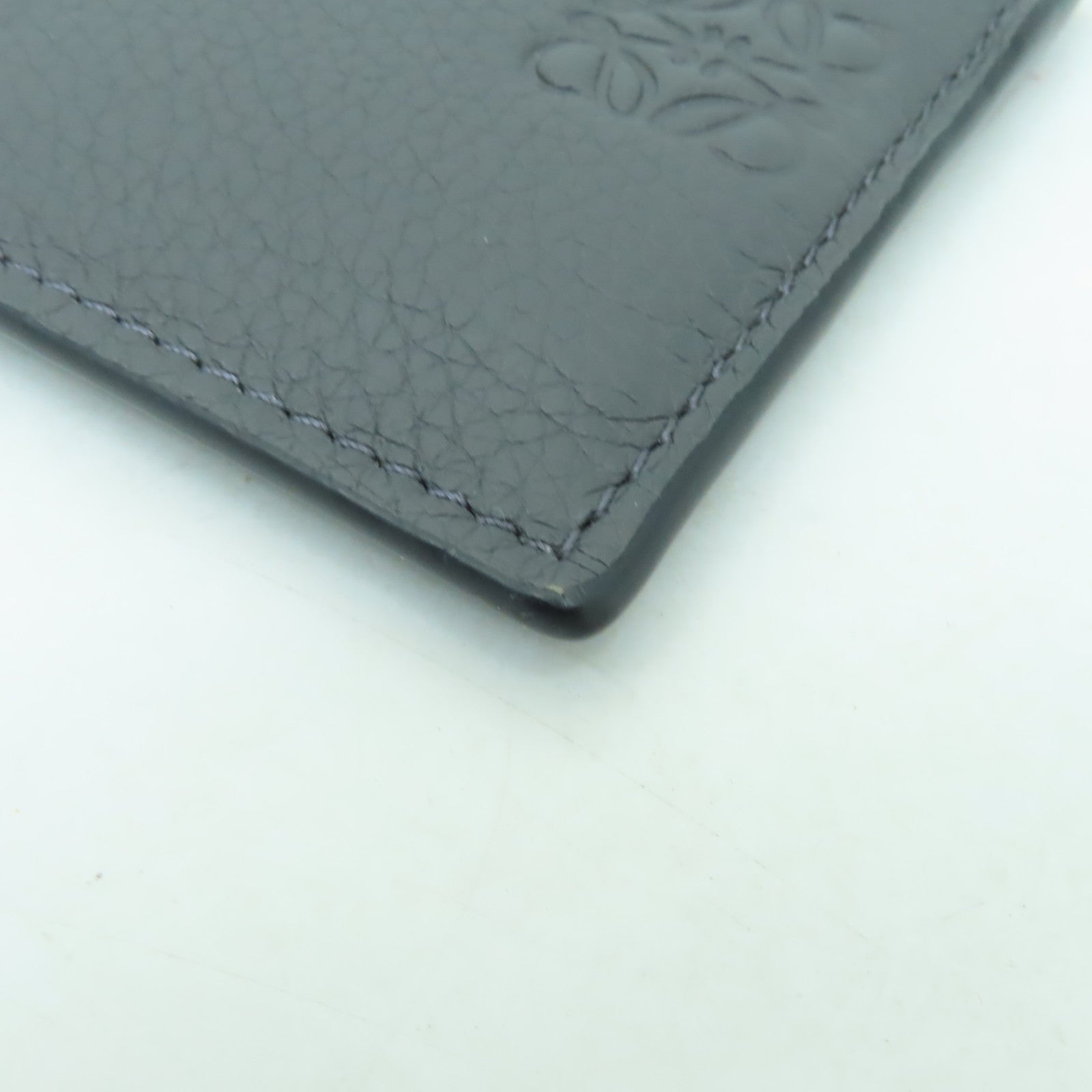 LOEWE 牛皮皮革Card Case卡片套灰色