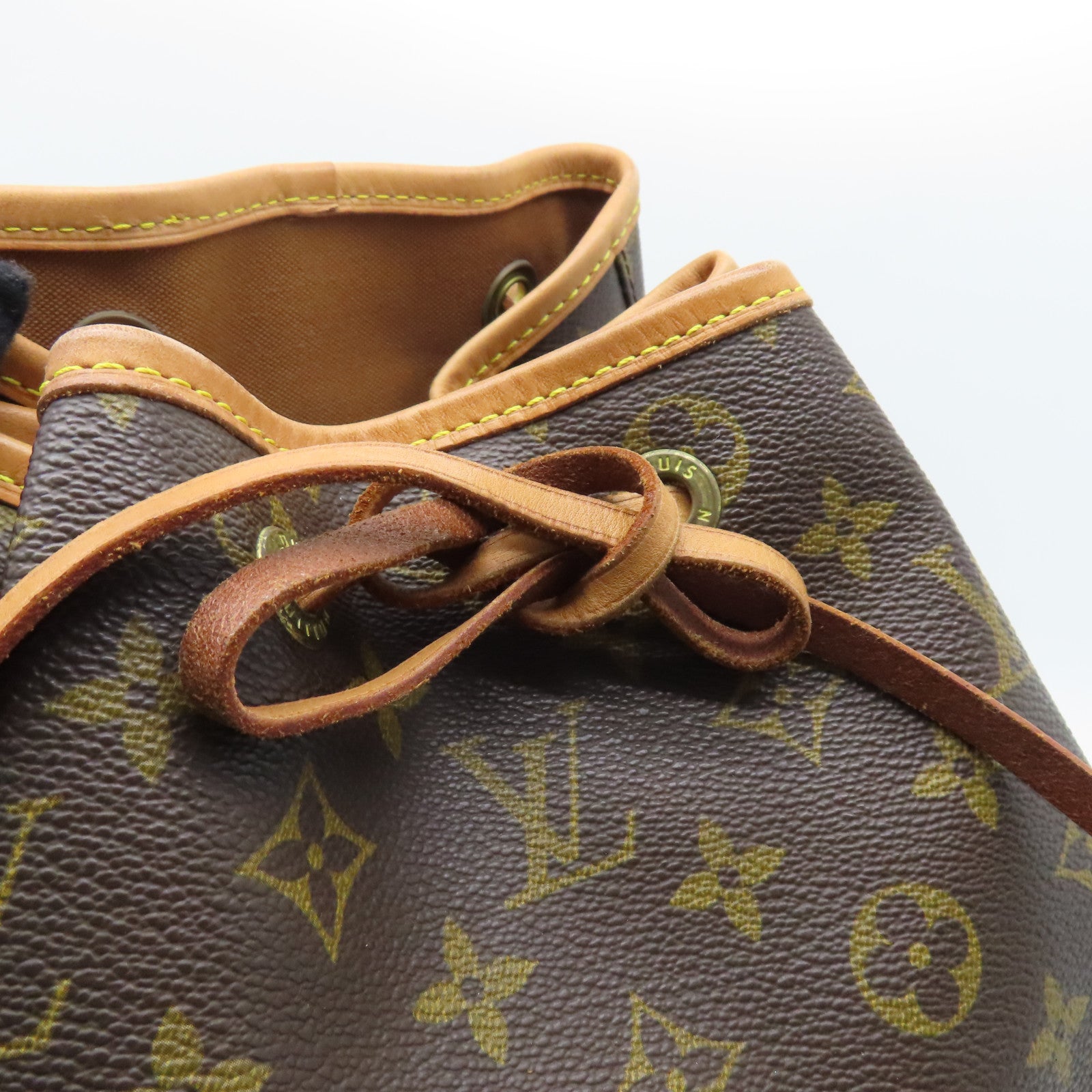 LOUIS VUITTON Monogram Montsouris GM金扣背包啡色