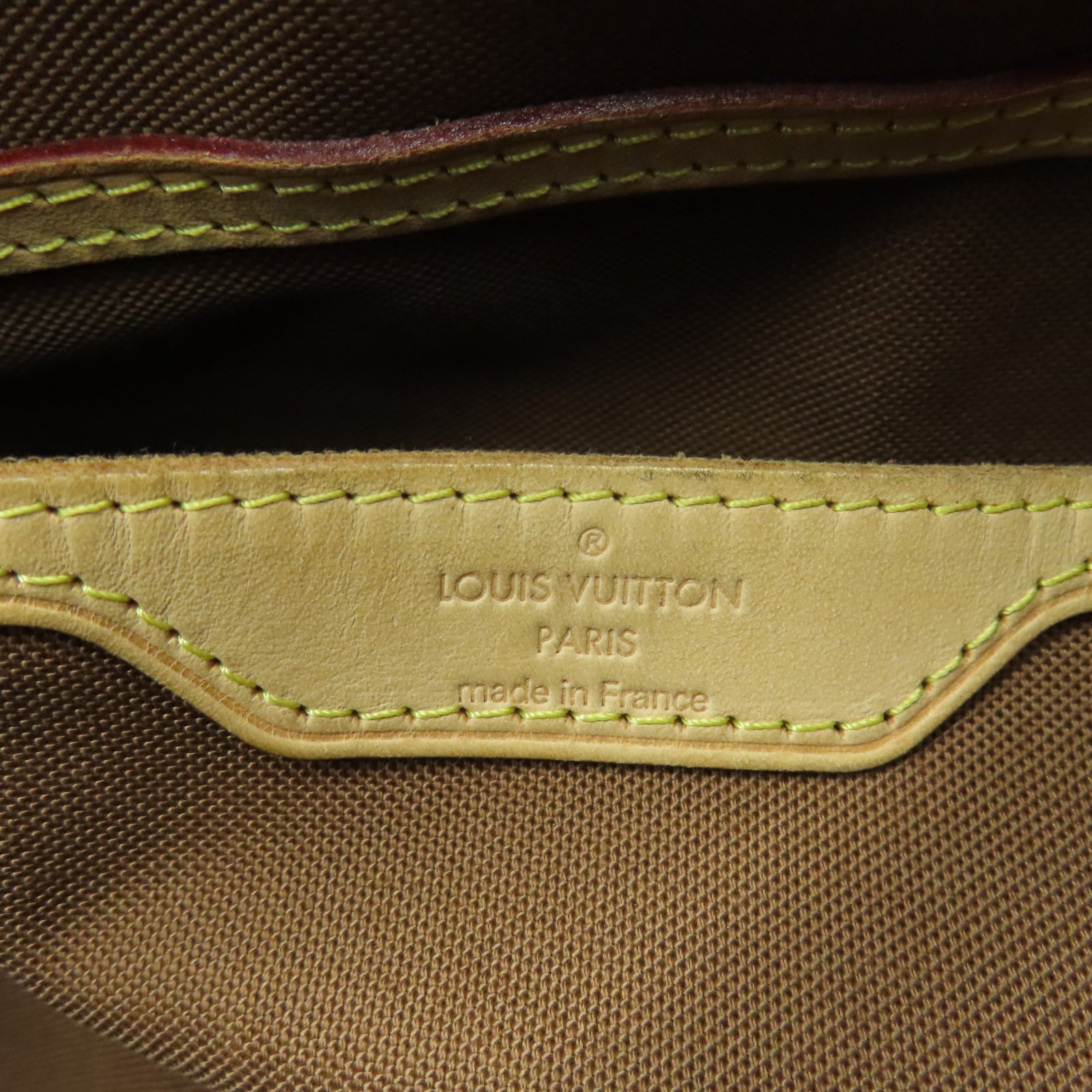 LOUIS VUITTON Monogram Palermo GM金扣手挽肩背兩用袋棕色