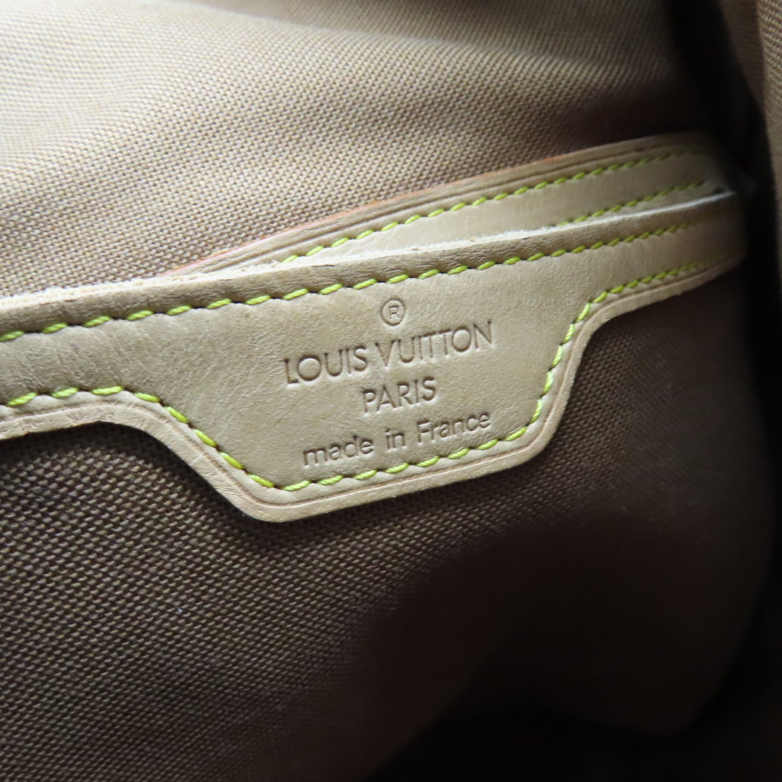 LOUIS VUITTON Monogram Montsouris GM金扣背包啡色