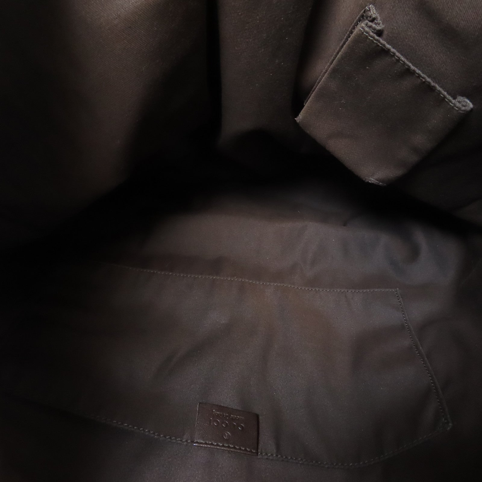 GUCCI 帆布Shoulder Bag肩背袋啡色/綠色