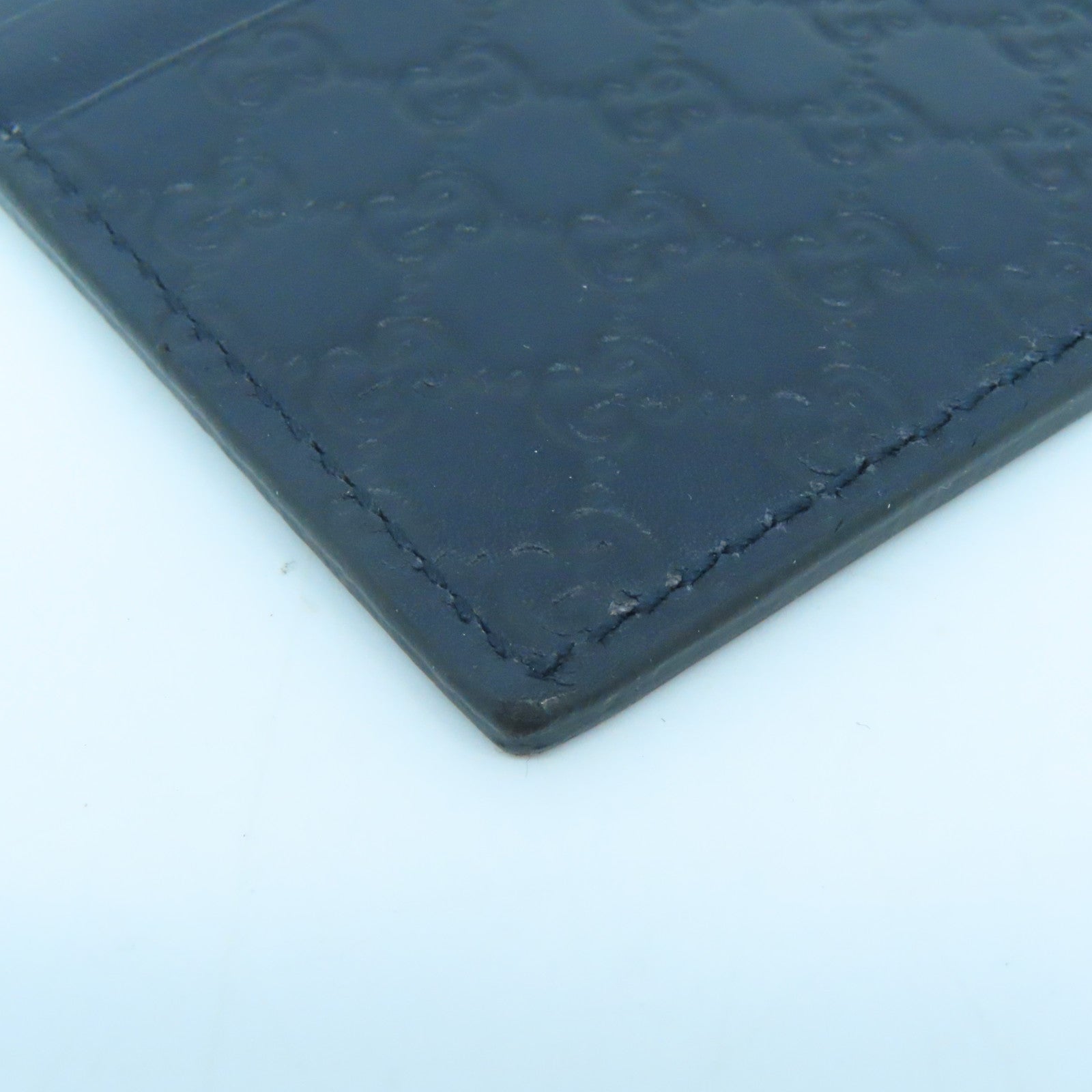 GUCCI 牛皮皮革Card Case卡片套深藍色
