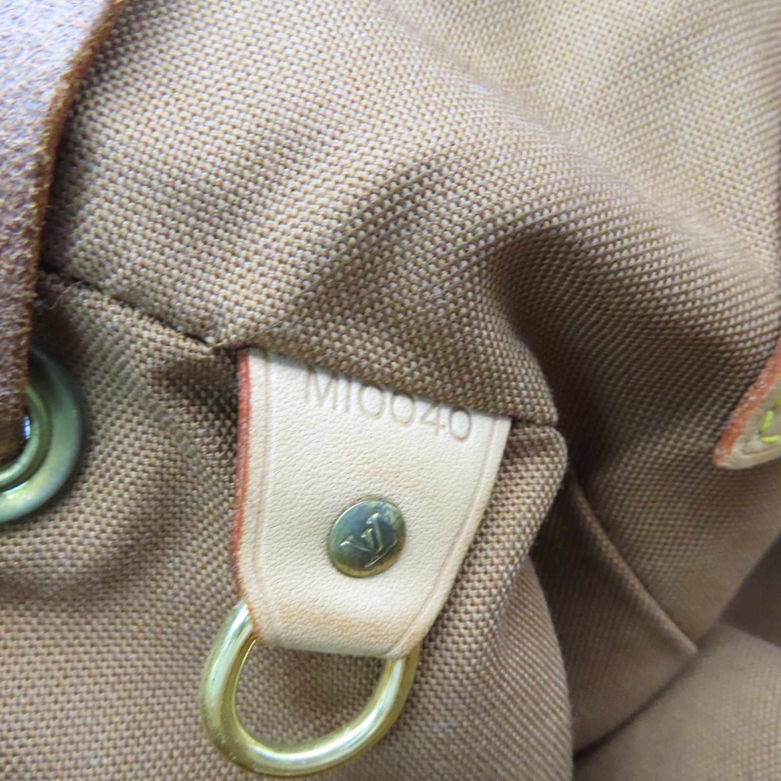 LOUIS VUITTON Monogram Montsouris GM金扣背包啡色