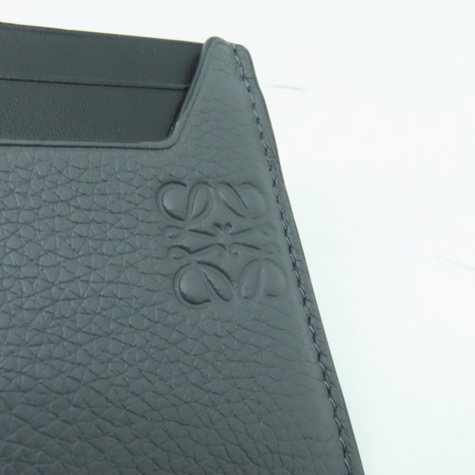 LOEWE 牛皮皮革Card Case卡片套灰色