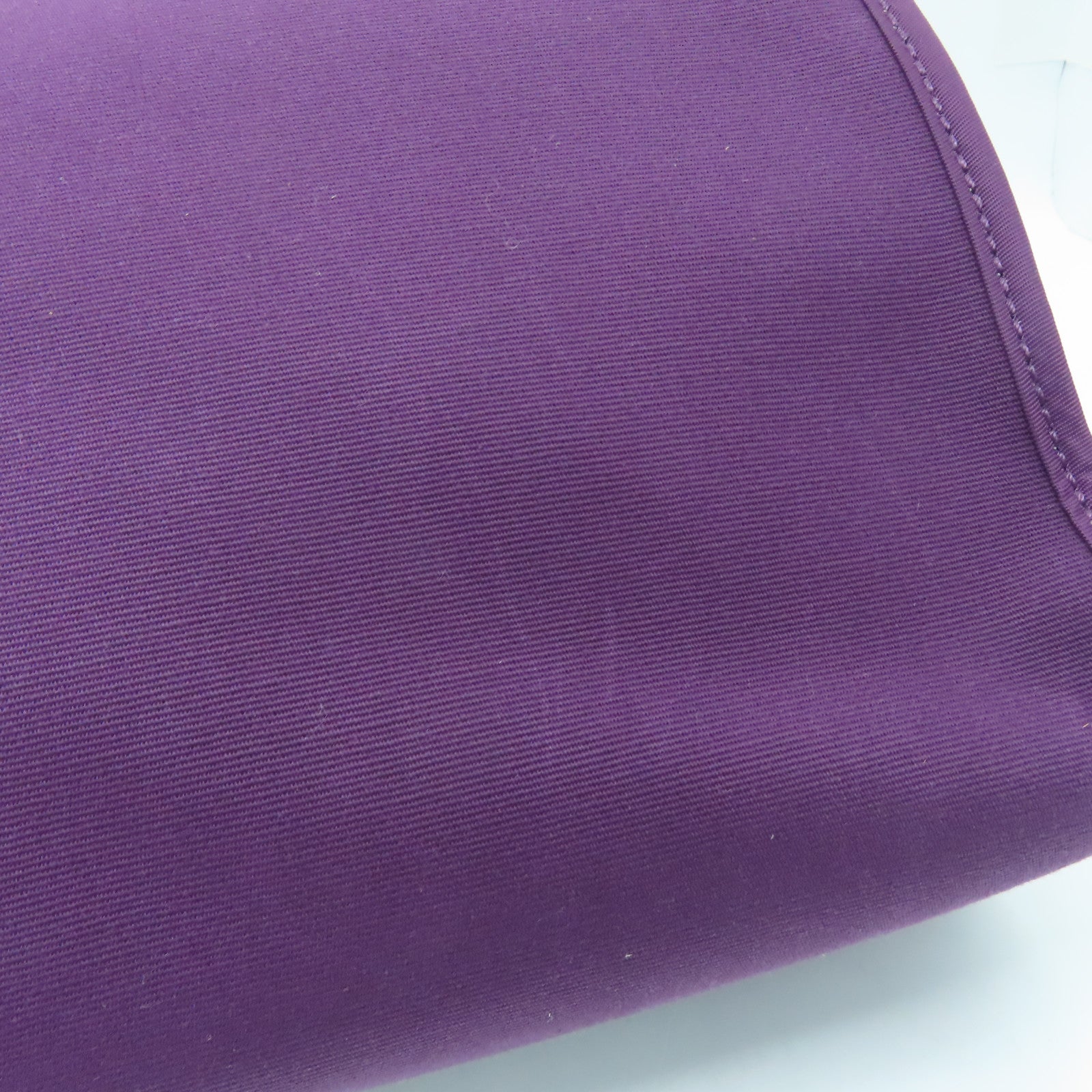 HERMES Canvas 2 Way Shoulder Bag Silver Buckle Handle Shoulder Bag Purple