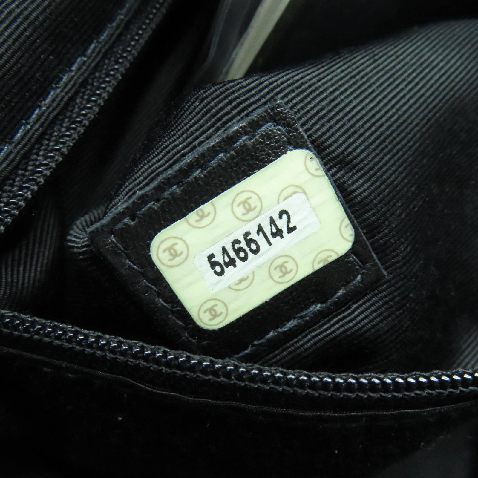 CHANEL 羊皮皮革Totebag銀扣手挽袋黑色
