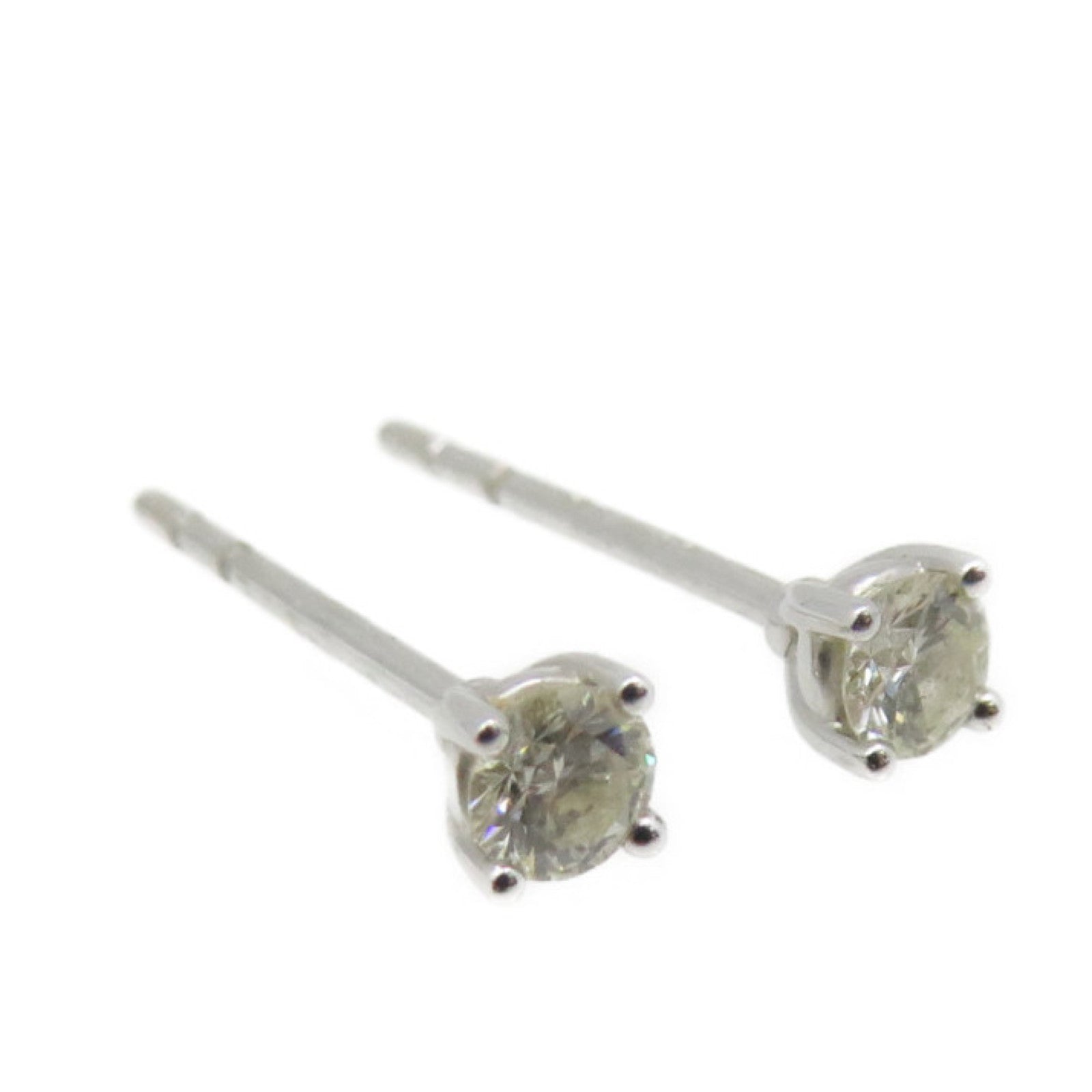 JEWELRY 【激減優惠】18K白金0.085ct/0.089ct鑽石Diamond Earrings耳環