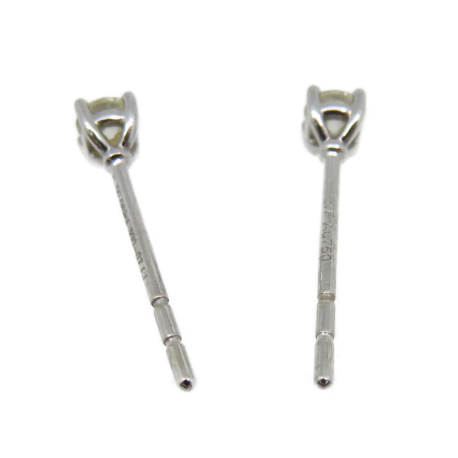 JEWELRY 【激減優惠】18K白金0.085ct/0.089ct鑽石Diamond Earrings耳環