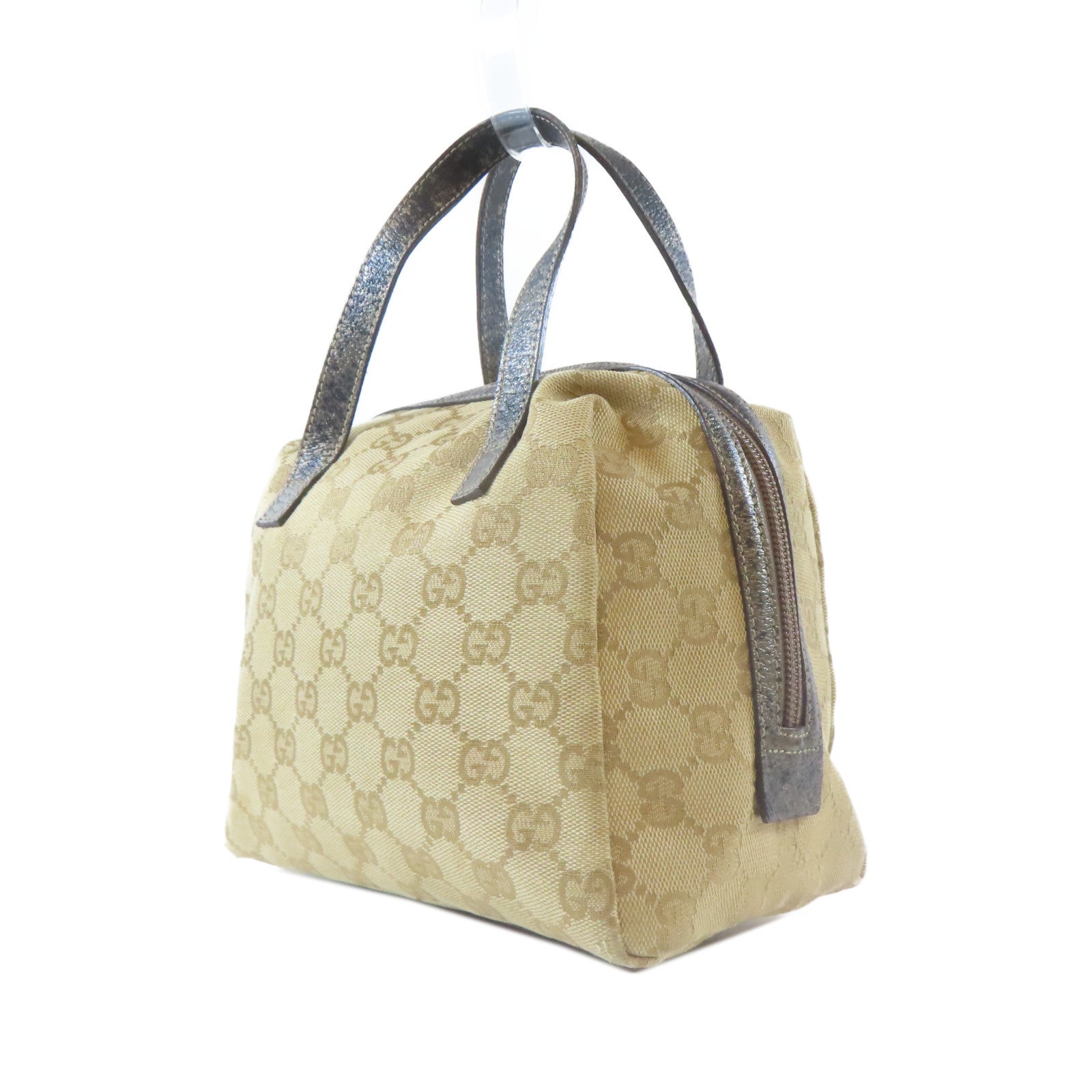 GUCCI 帆布Hand Bag手挽袋啡色