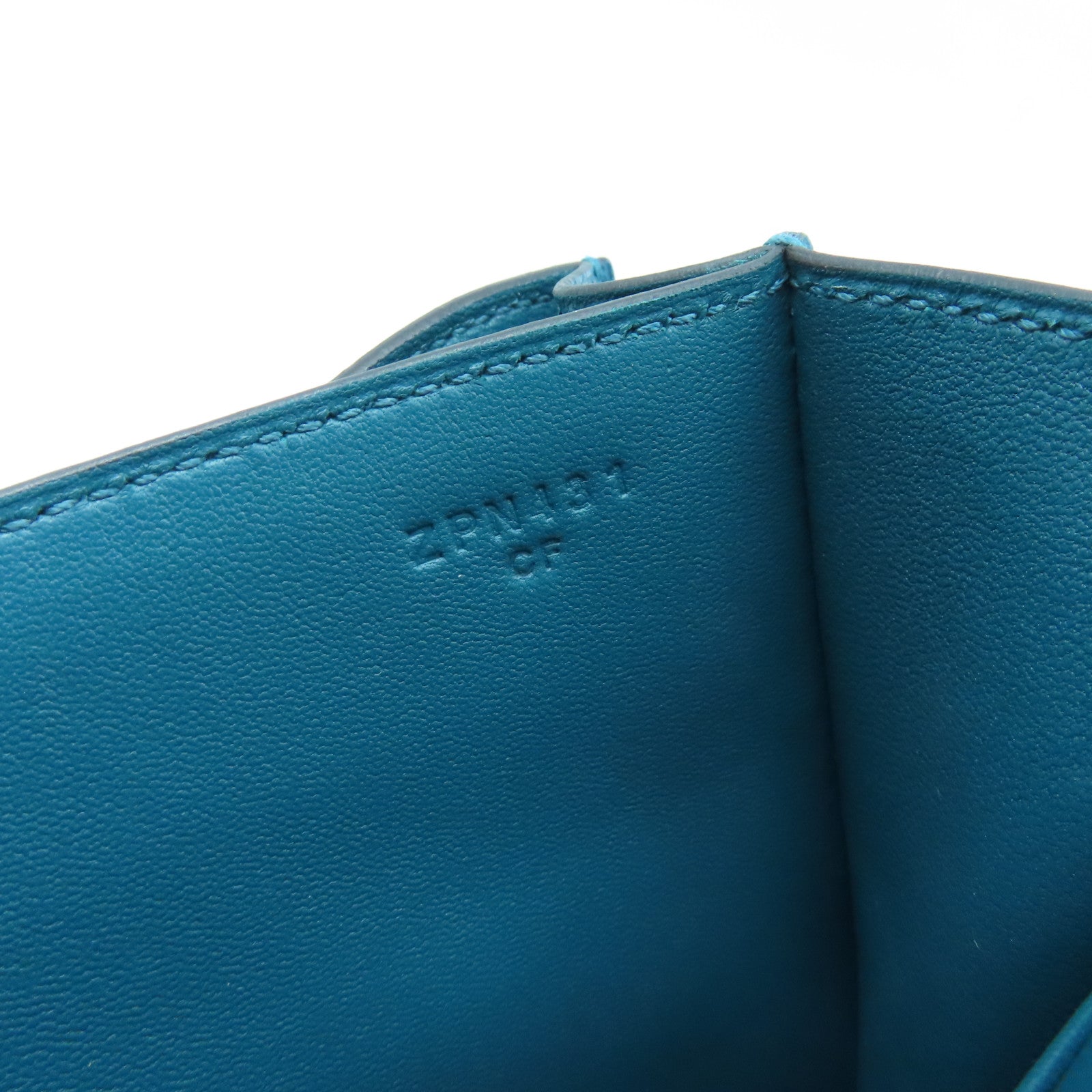 HERMES Mysore leather Constance Mini gold buckle handle shoulder bag green