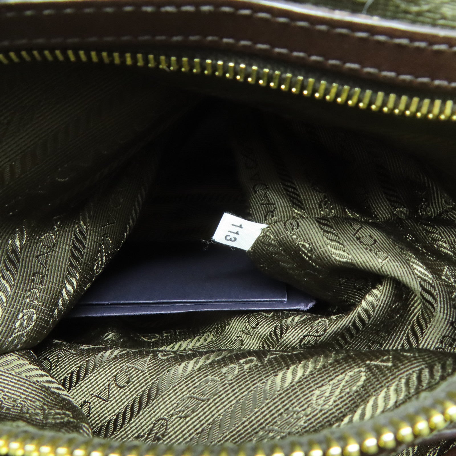 PRADA 牛皮皮革2 Way Shoulder Bag金扣手挽肩背兩用袋深啡色