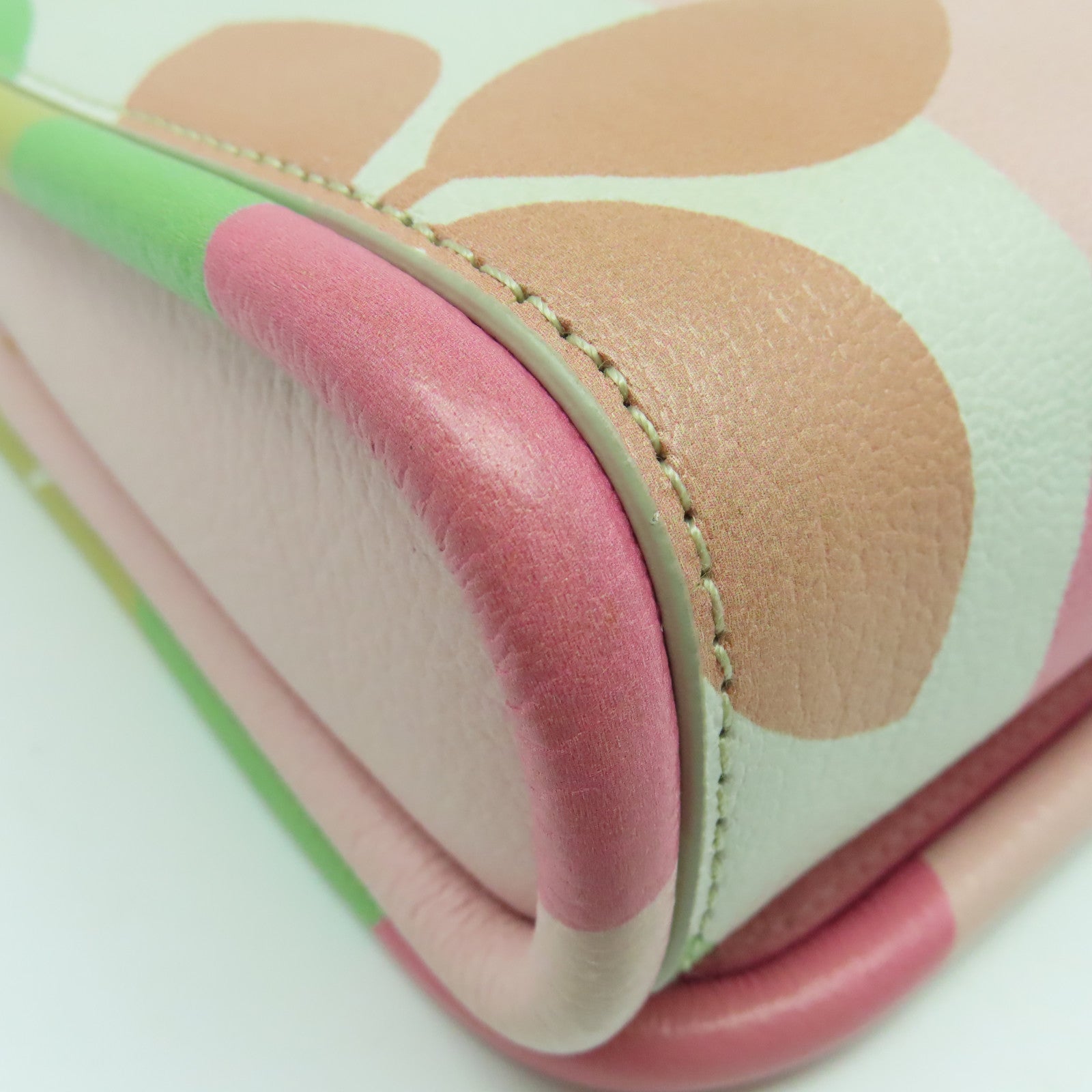 Miu Miu 牛皮皮革Chain Shoulder Bag銀扣鏈帶肩背袋粉紅色