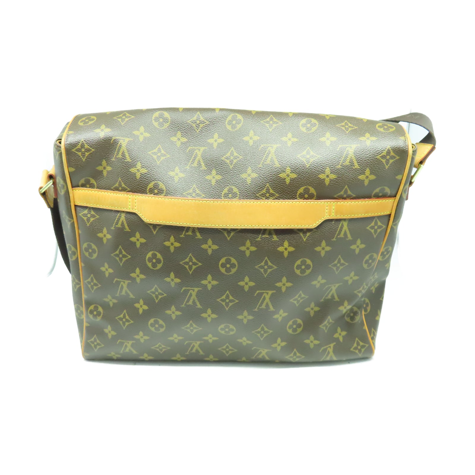 LOUIS VUITTON Monogram Abbesses Messenger金扣肩背袋棕色