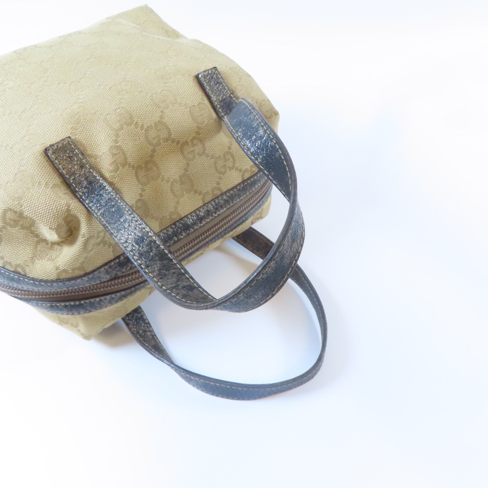 GUCCI 帆布Hand Bag手挽袋啡色