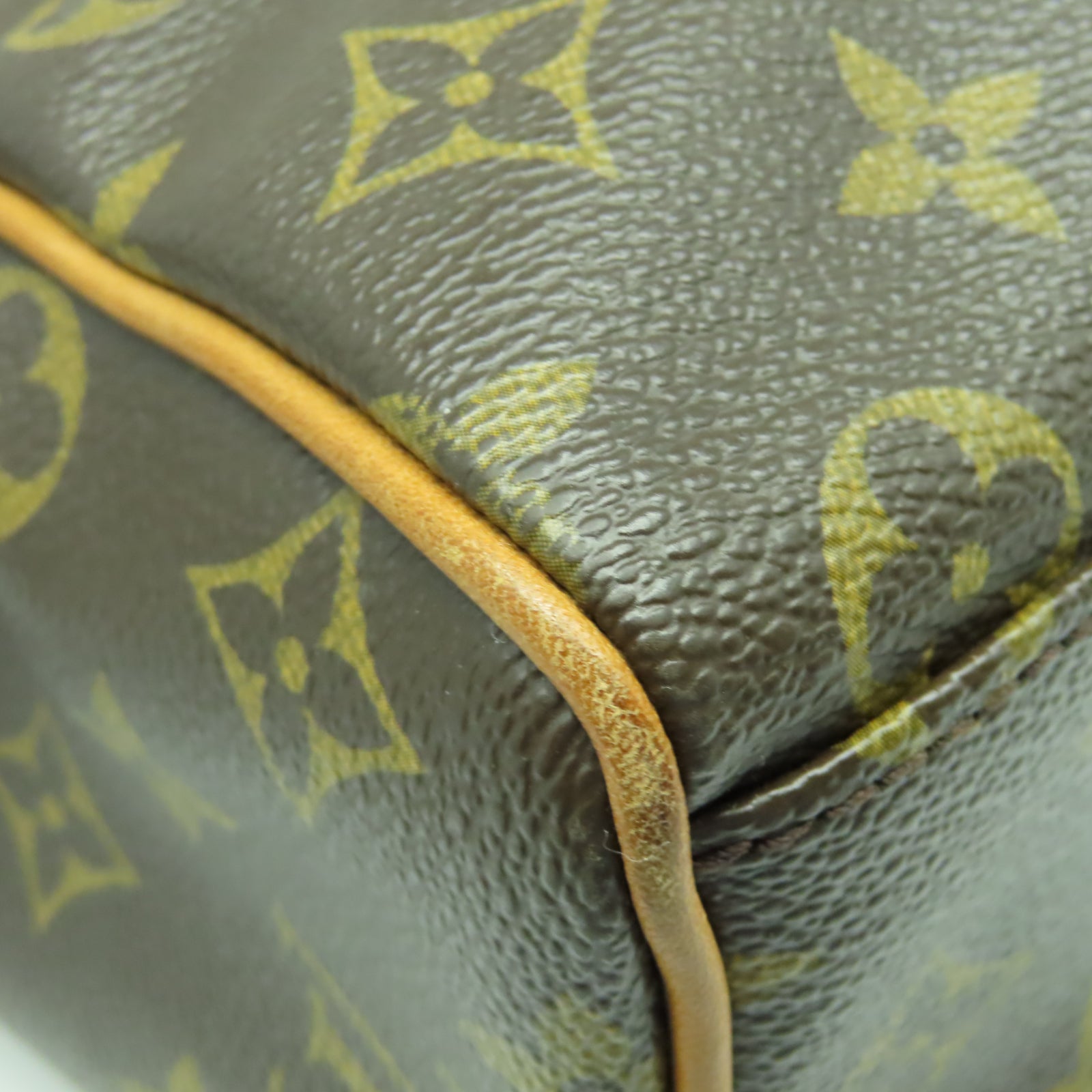 LOUIS VUITTON Monogram Abbesses Messenger金扣肩背袋棕色