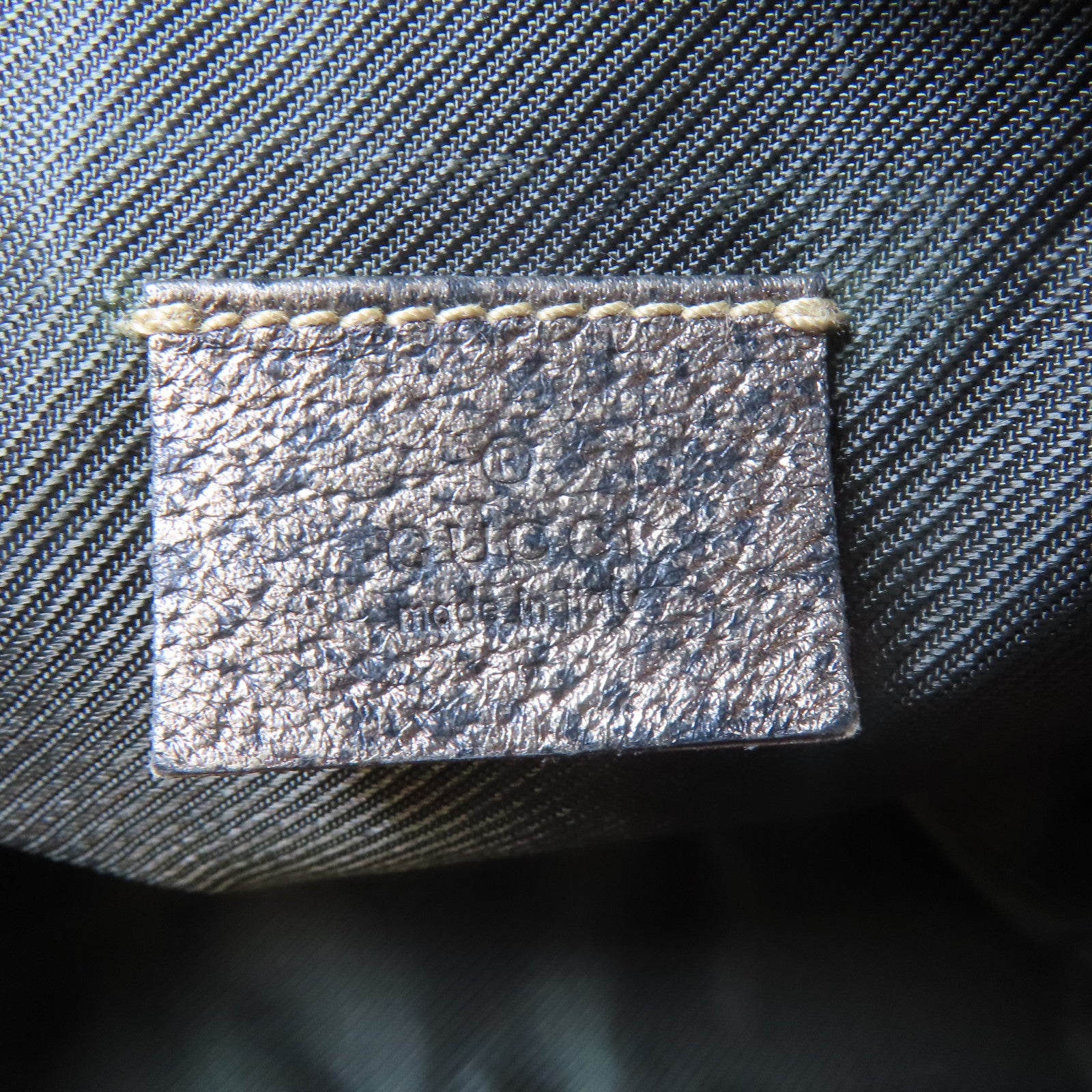 GUCCI 帆布Hand Bag手挽袋啡色