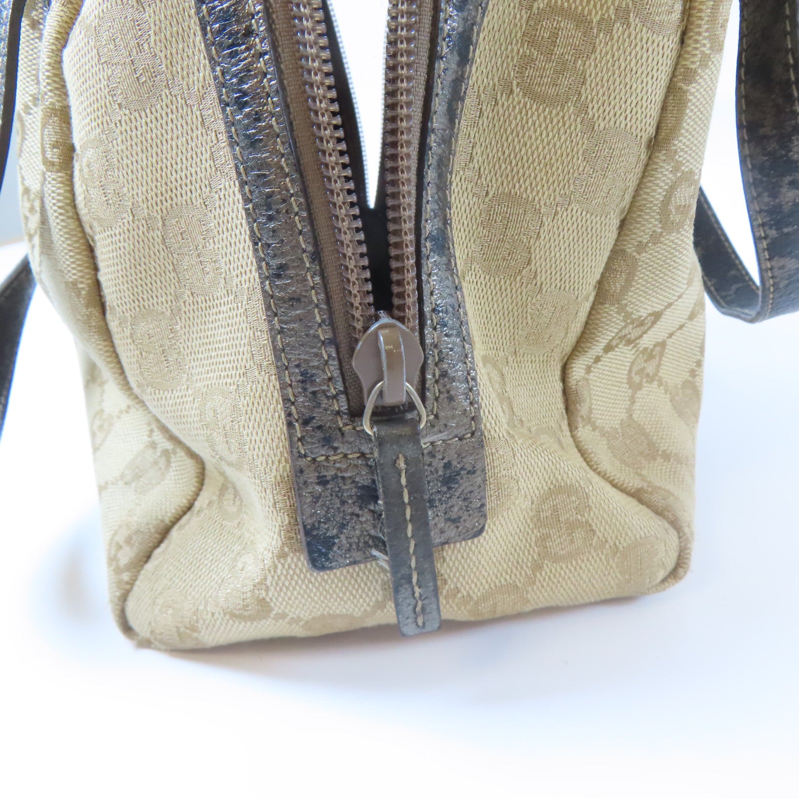 GUCCI 帆布Hand Bag手挽袋啡色