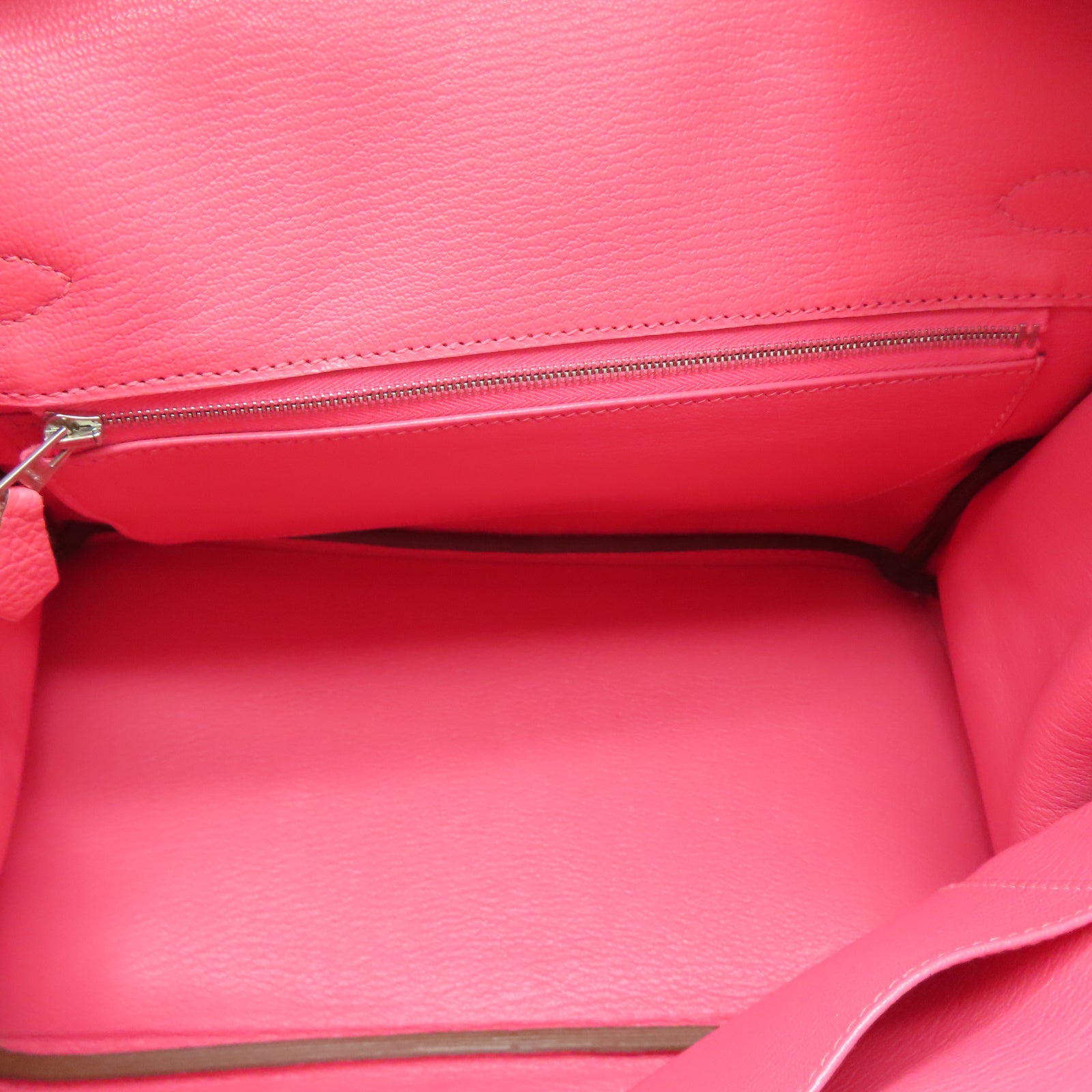 HERMES Togo皮革Birkin 30銀扣手挽袋唇膏粉色