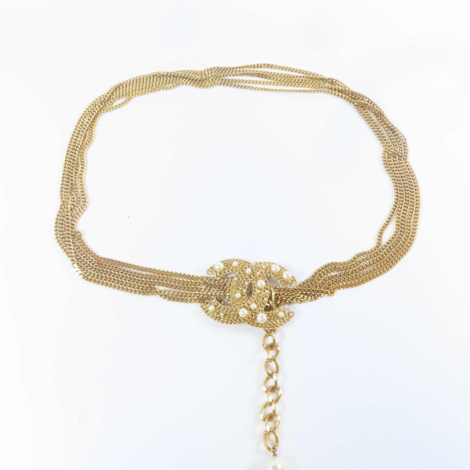 CHANEL 金屬Chain Belt腰帶金色