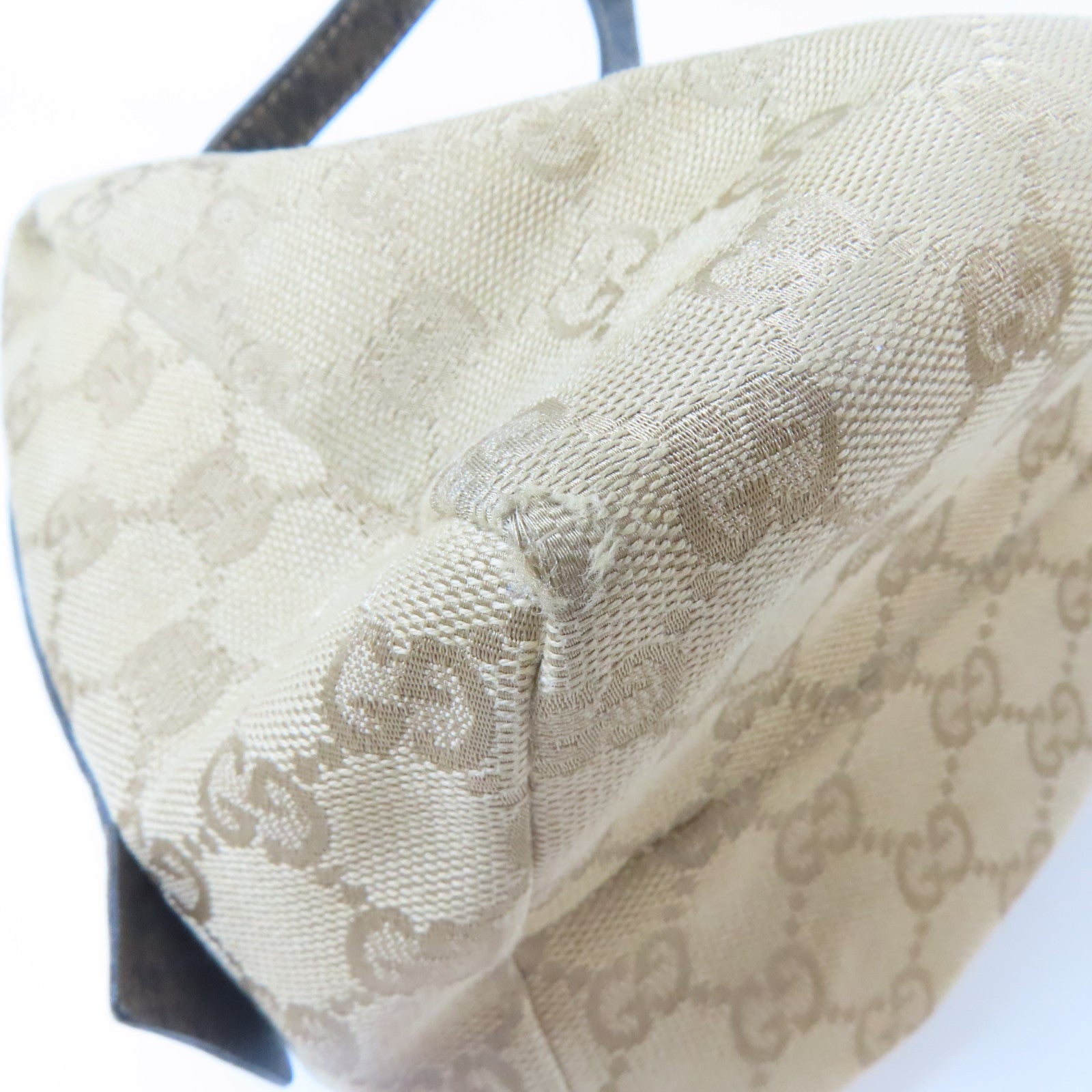 GUCCI 帆布Hand Bag手挽袋啡色