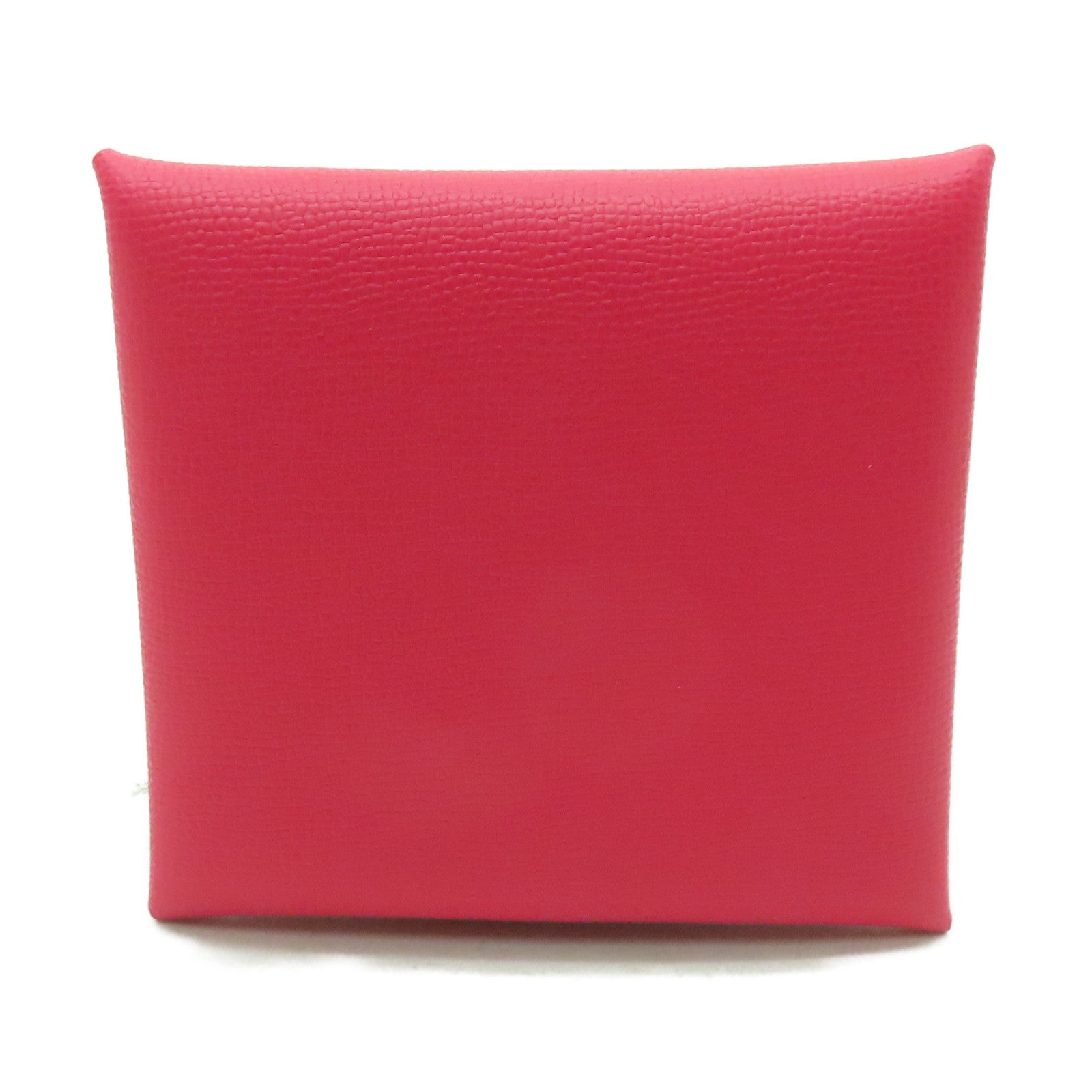 HERMES Epsom皮革Bastia Coin Purse銀扣零錢包墨西哥玫瑰粉