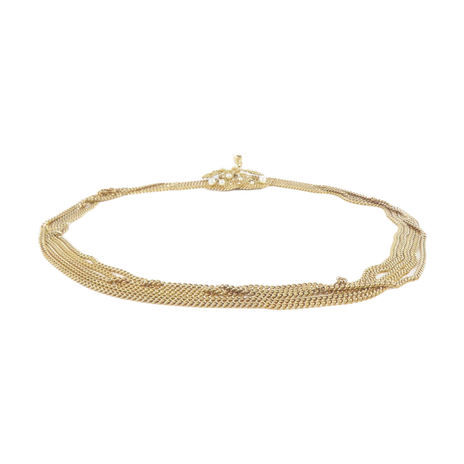 CHANEL 金屬Chain Belt腰帶金色