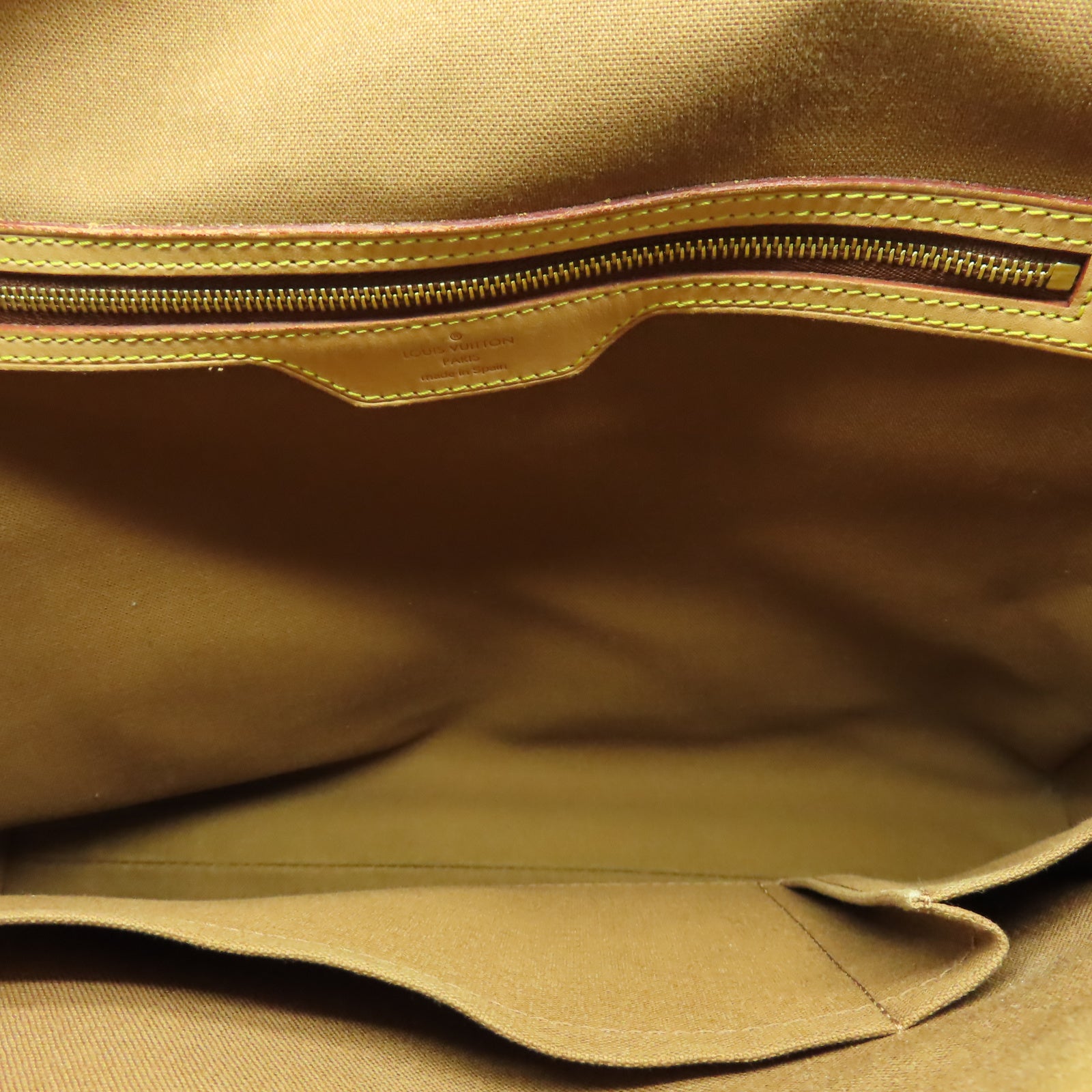 LOUIS VUITTON Monogram Abbesses Messenger金扣肩背袋棕色