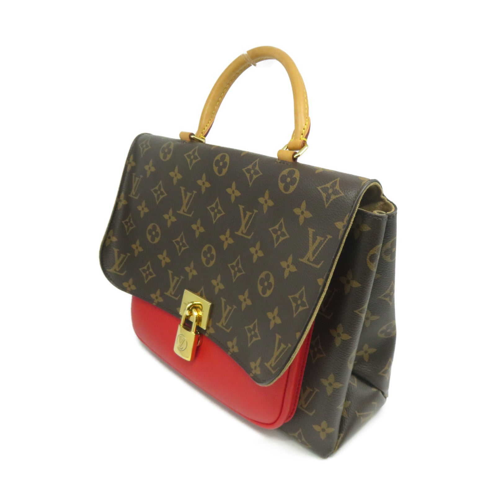 LOUIS VUITTON Monogram Marignan金扣手挽肩背兩用袋啡色